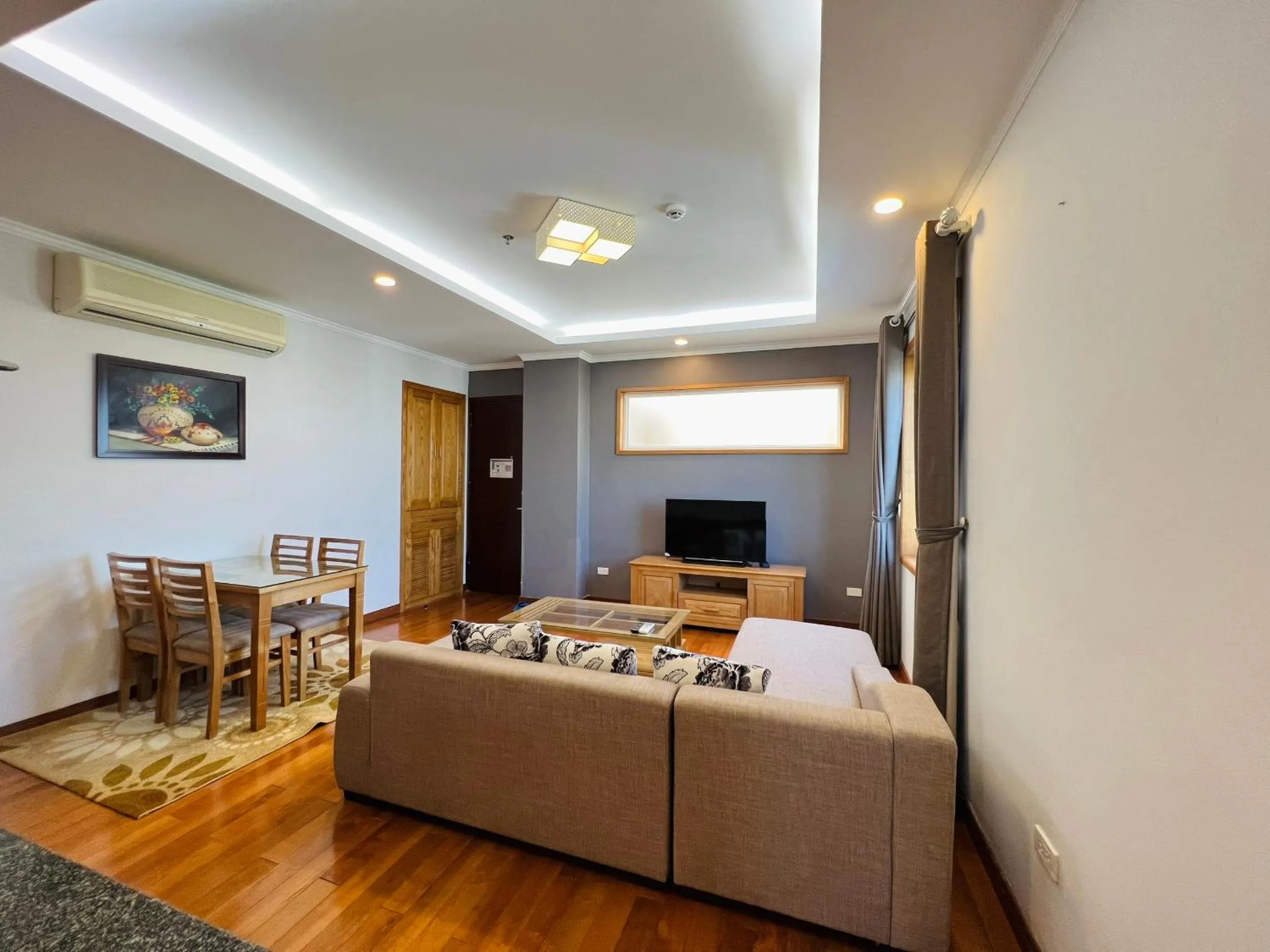 Seating area in HANA Stay Riverside