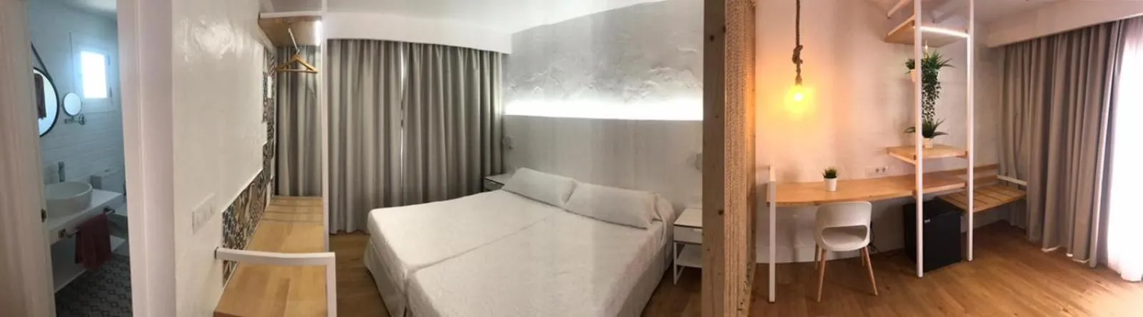 Bed in Bungalows Castillo Beach