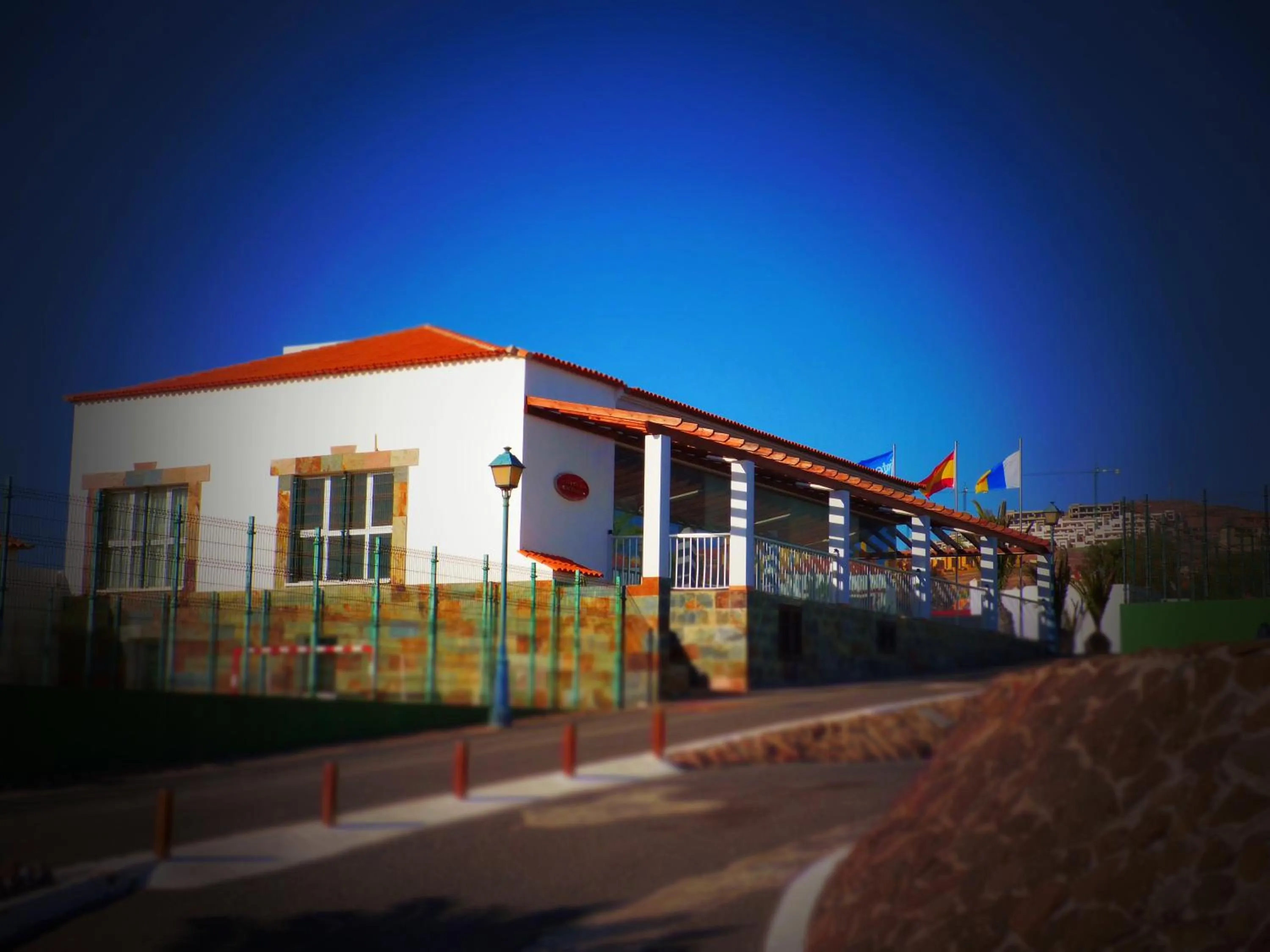 Lobby or reception in Bungalows Castillo Beach