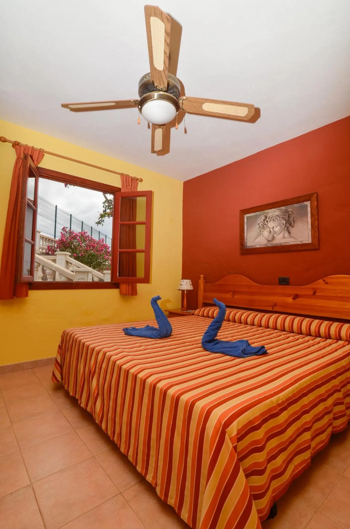 Bed in Bungalows Castillo Beach