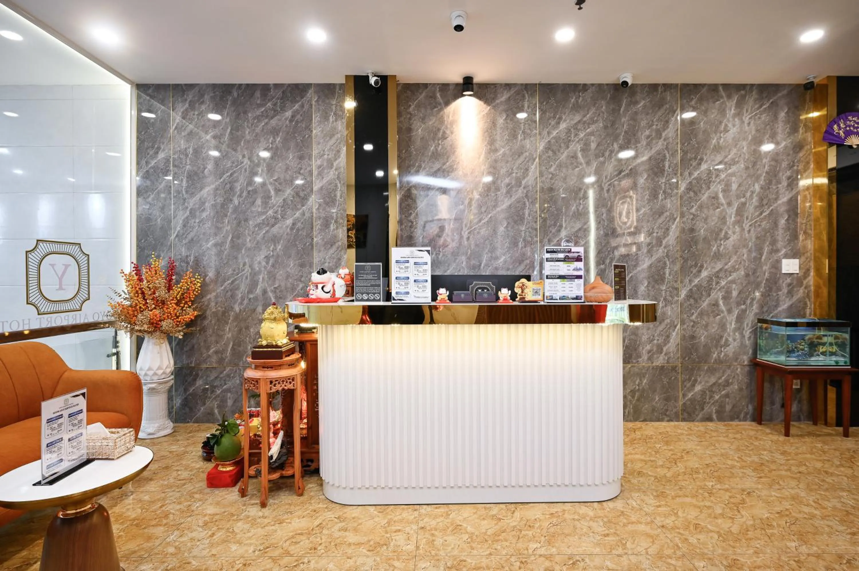 Lobby or reception in Yoyo Airport Saigon Hotel