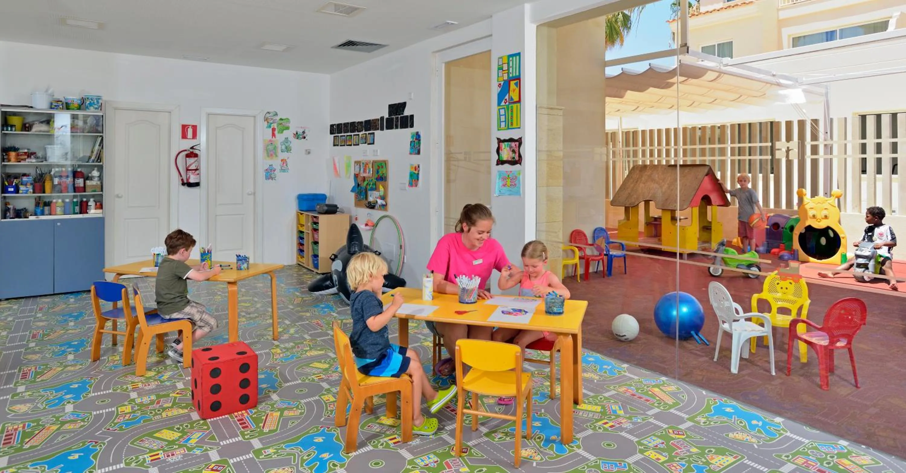 Children play ground in Aparthotel Isla de Cabrera