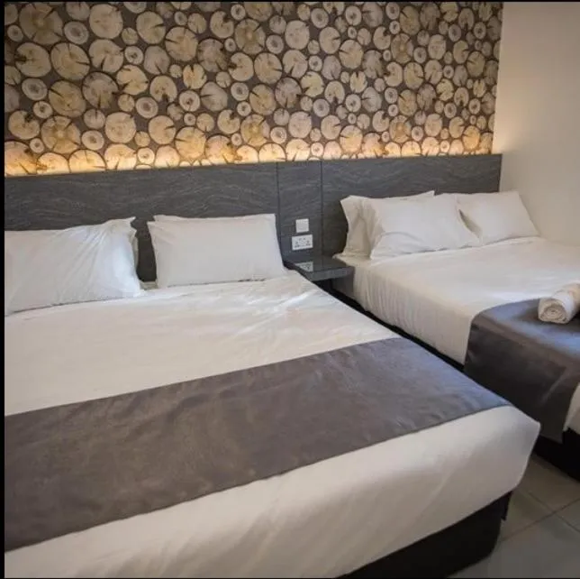 Bed in Garden 96 inn