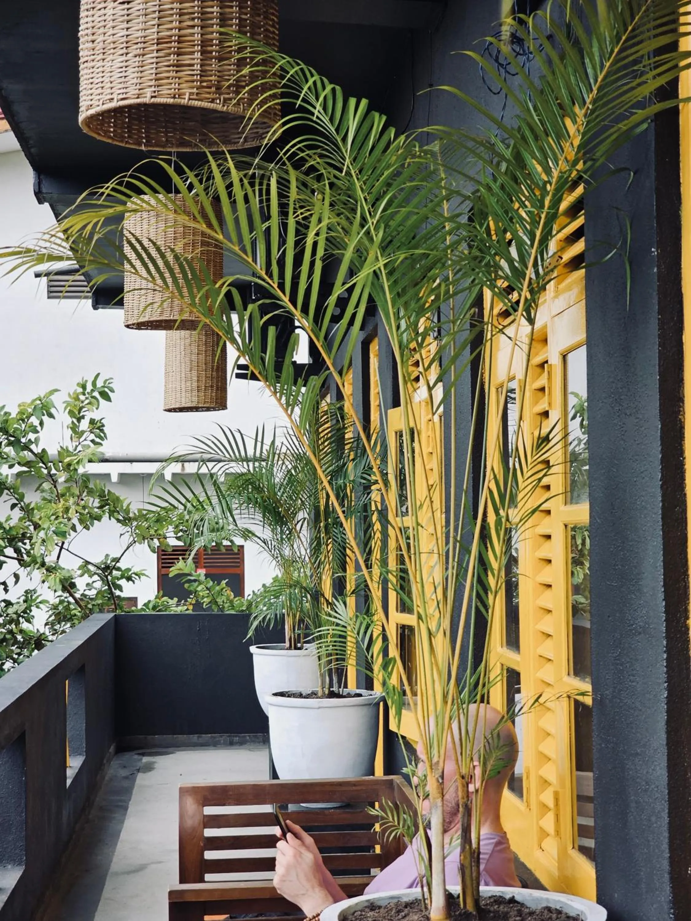 Balcony/Terrace in Sugar Hostel Weligama - Coliving & Coworking