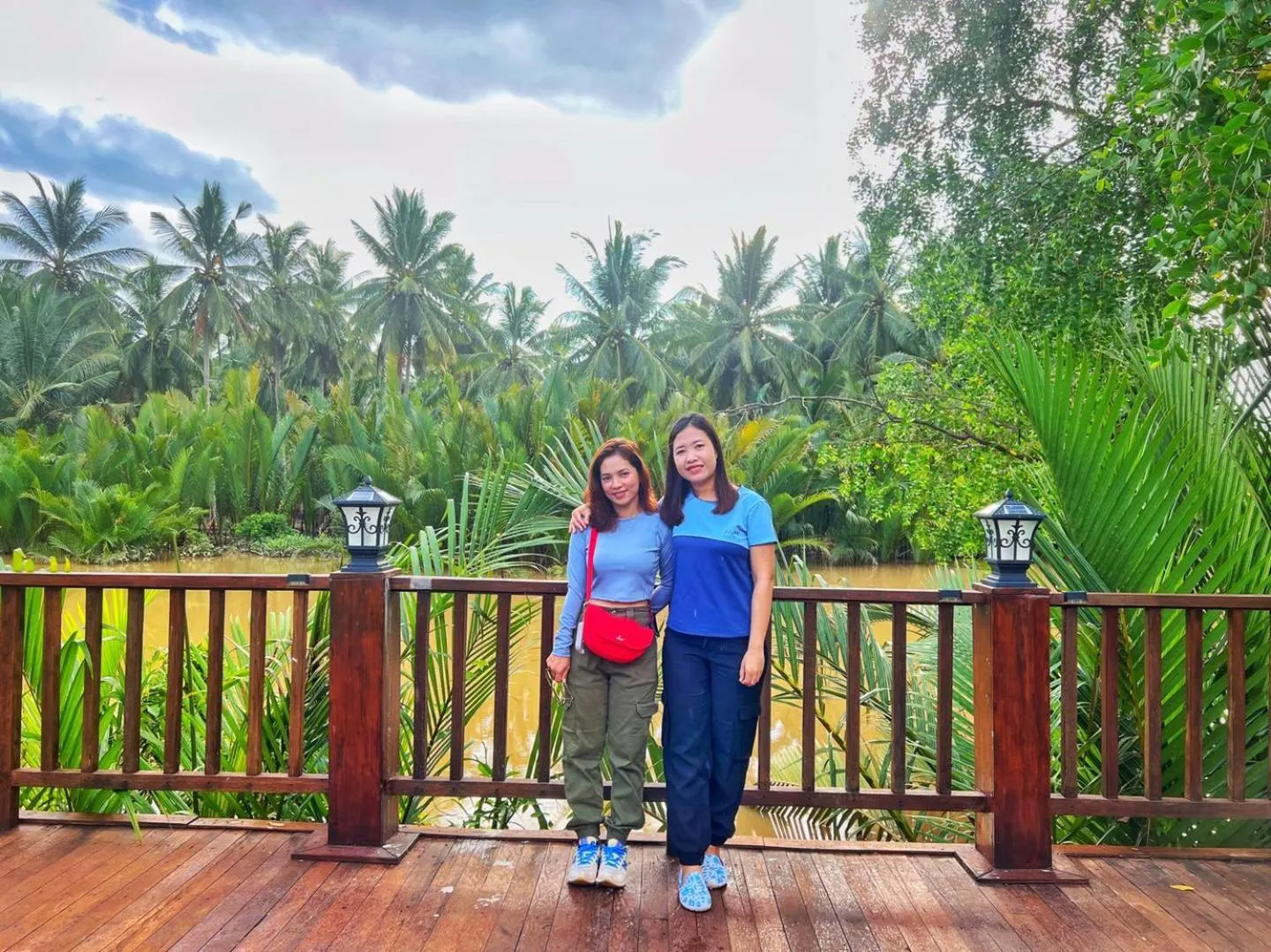 Balcony/Terrace in Kampot Tropical Village