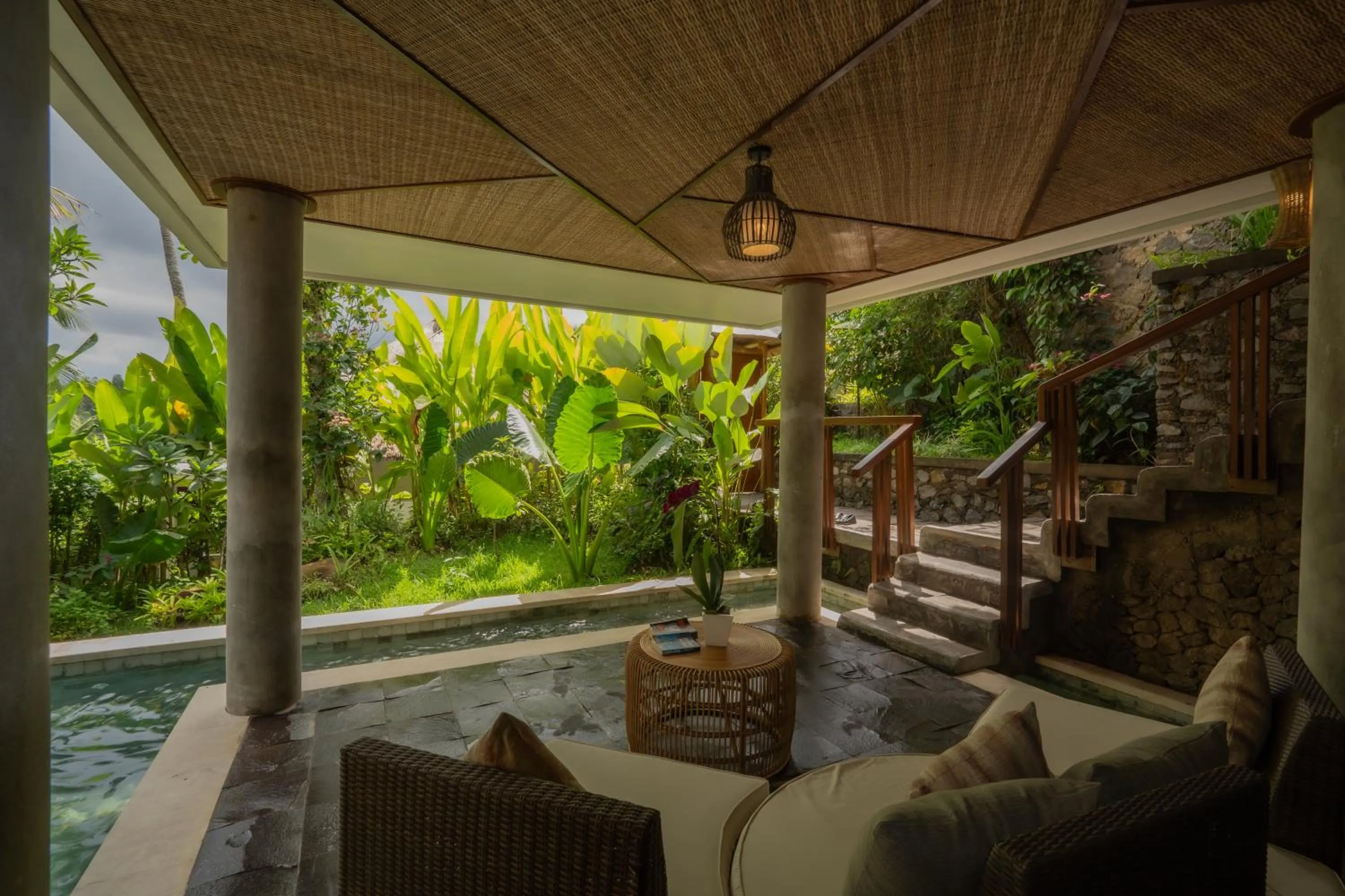 Living room in Maha Hills Resort by Mahaprana Experience