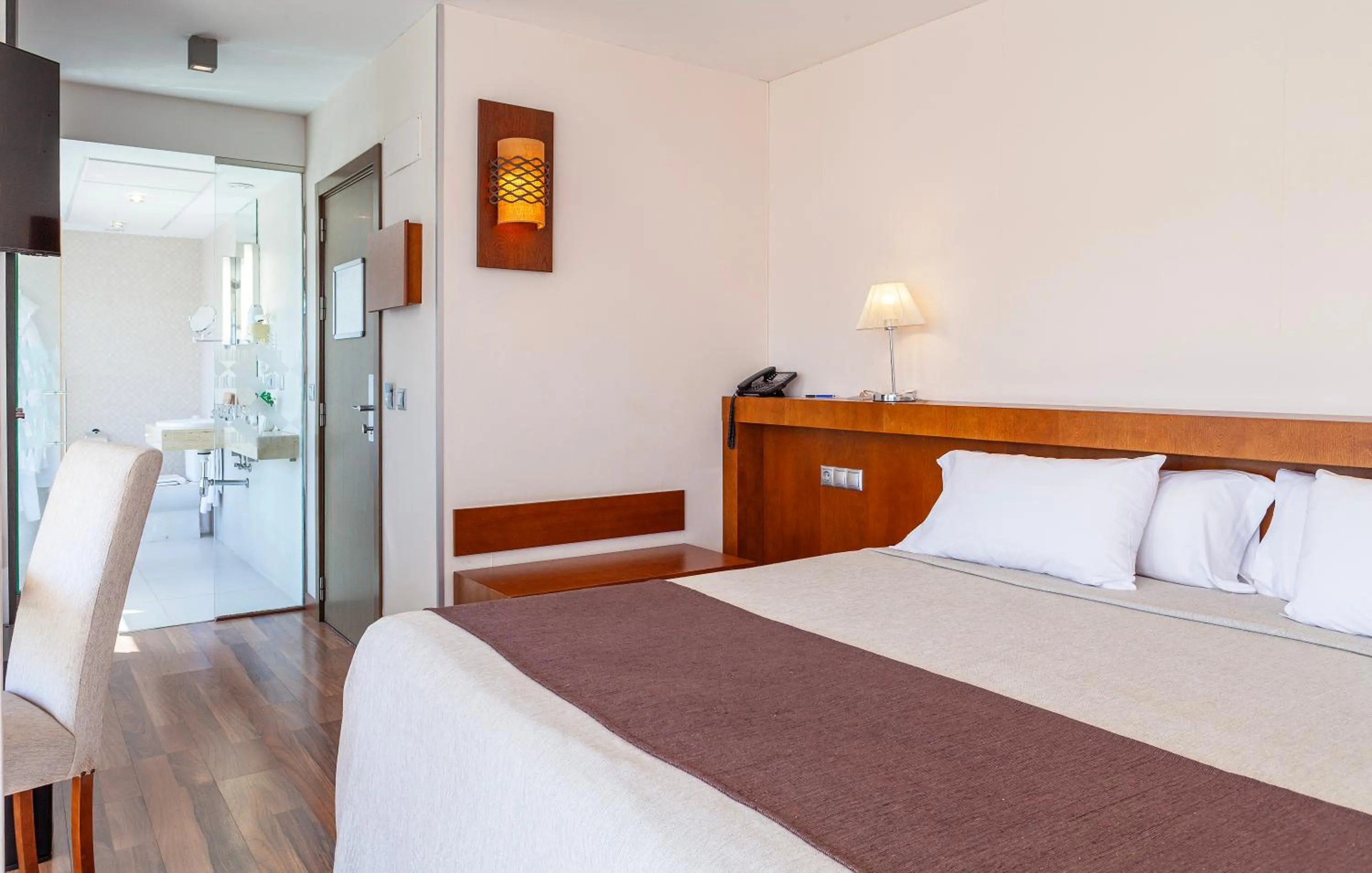 Bed in Hotel Don Paco