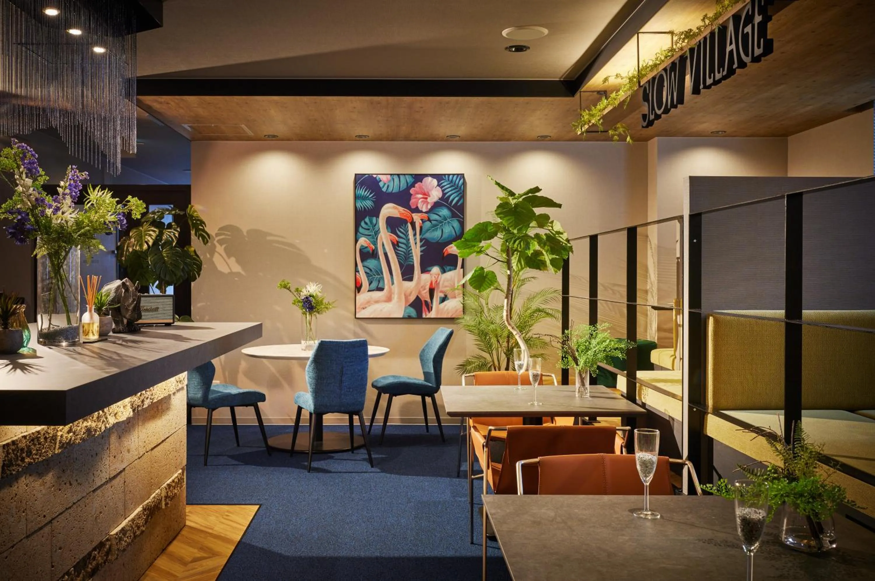 Communal lounge/ TV room in Hotel Slow Village Yonezawa