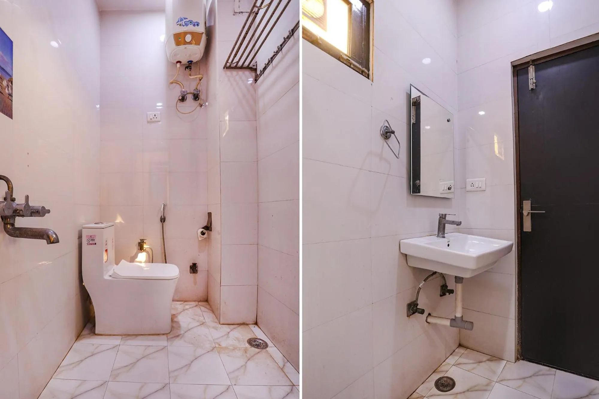 Bathroom in FabHotel Aaradhya Residency