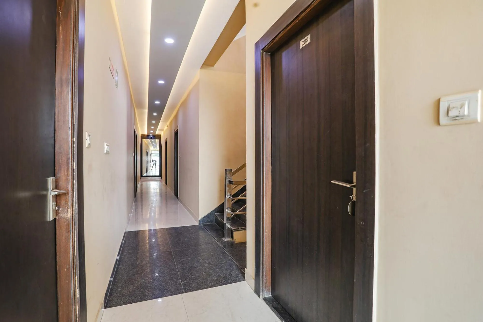 Lobby or reception in FabHotel Aaradhya Residency