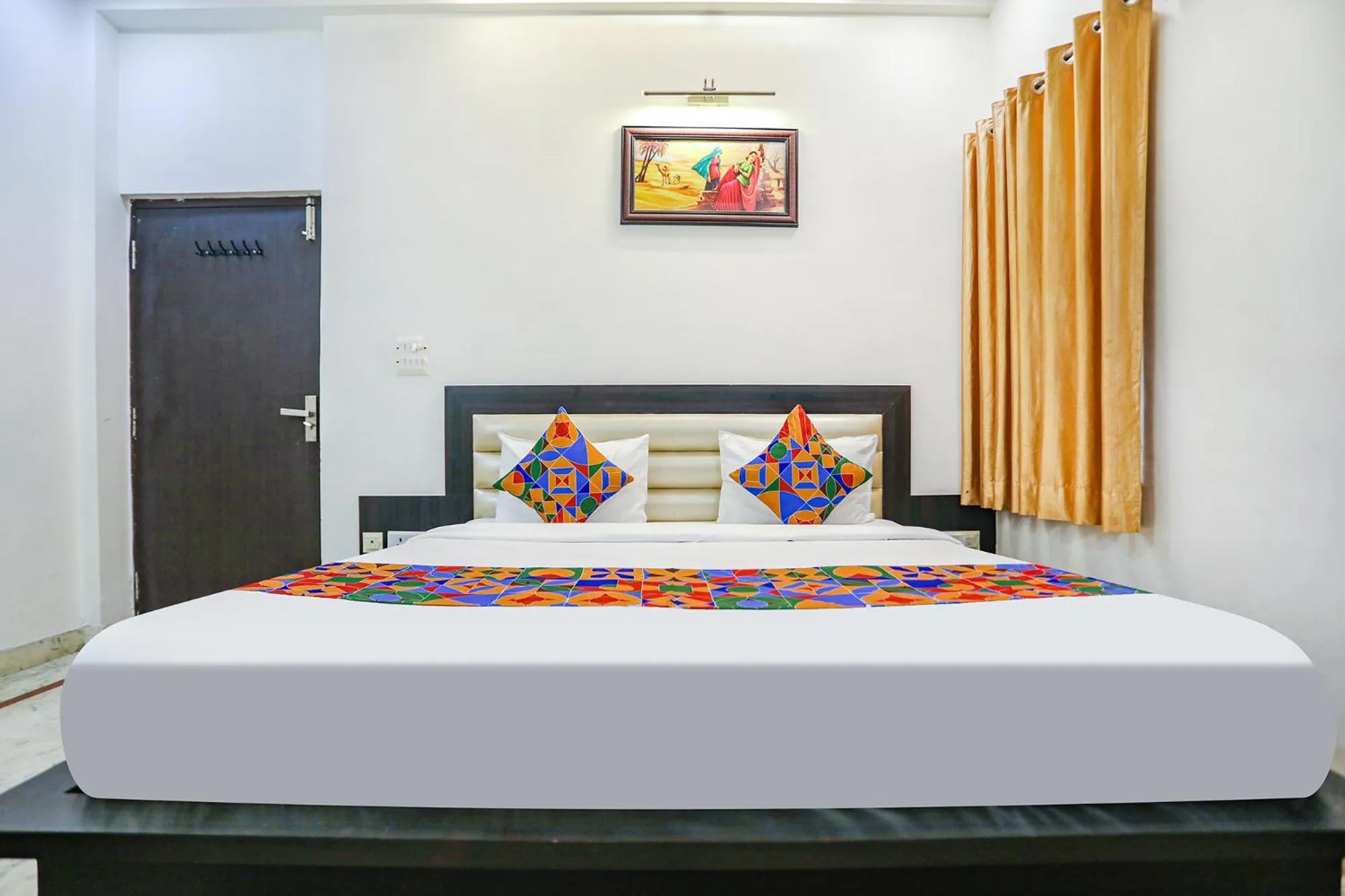 Bed in FabHotel Aaradhya Residency