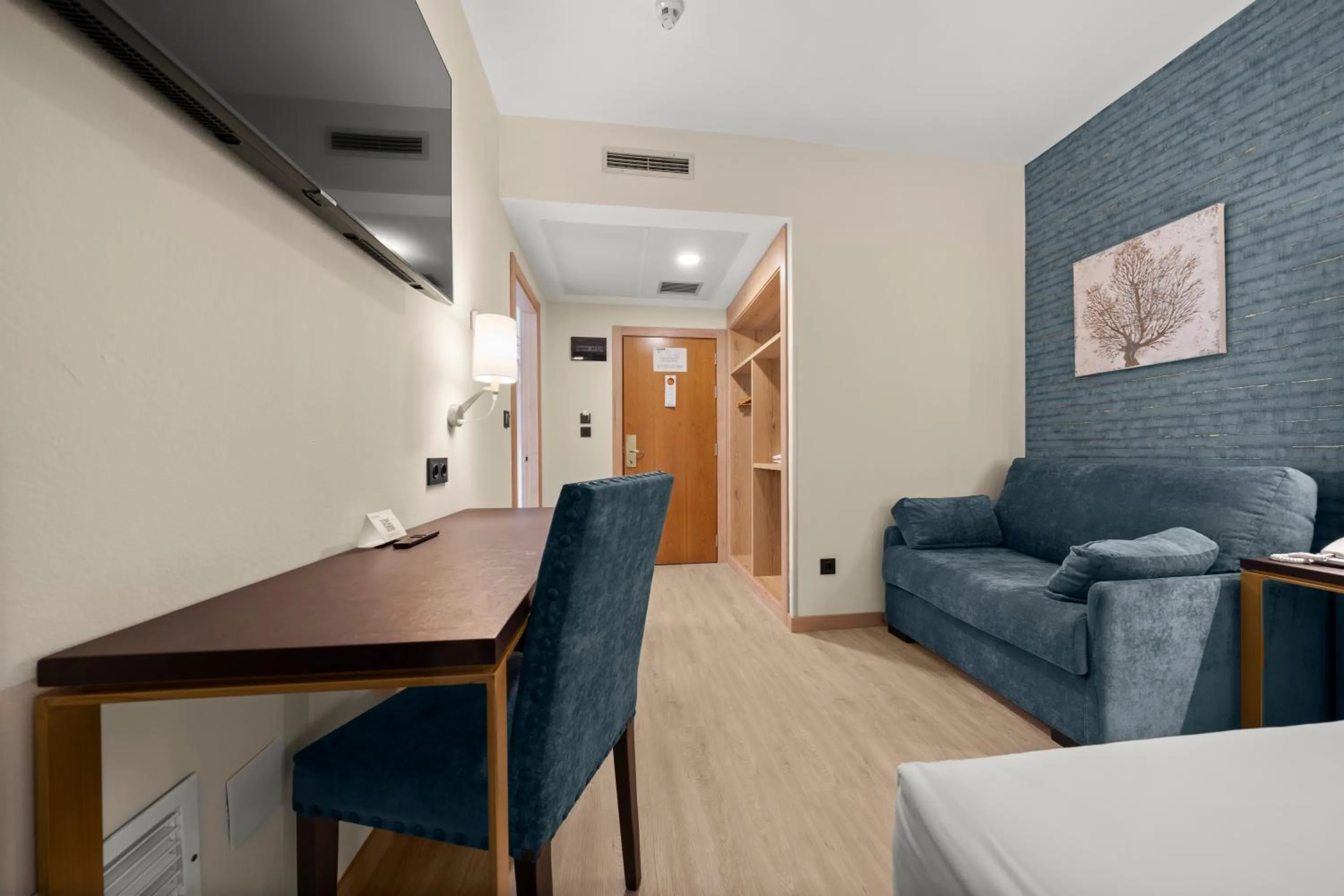 Bedroom in Hotel Zentral Gijón Rey Pelayo