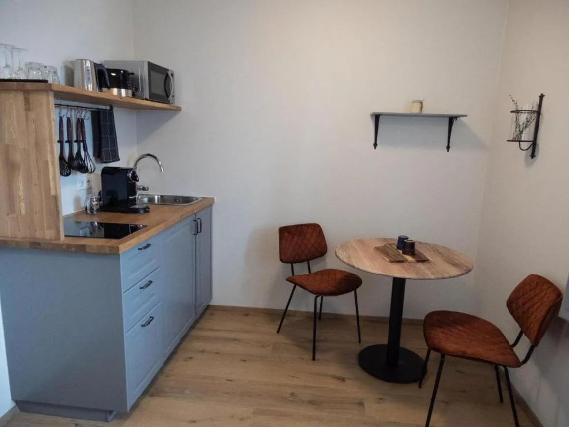 Kitchen or kitchenette in Stracta Apartments