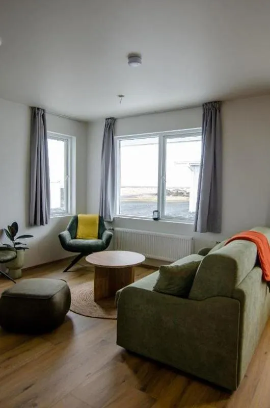 Living room in Stracta Apartments