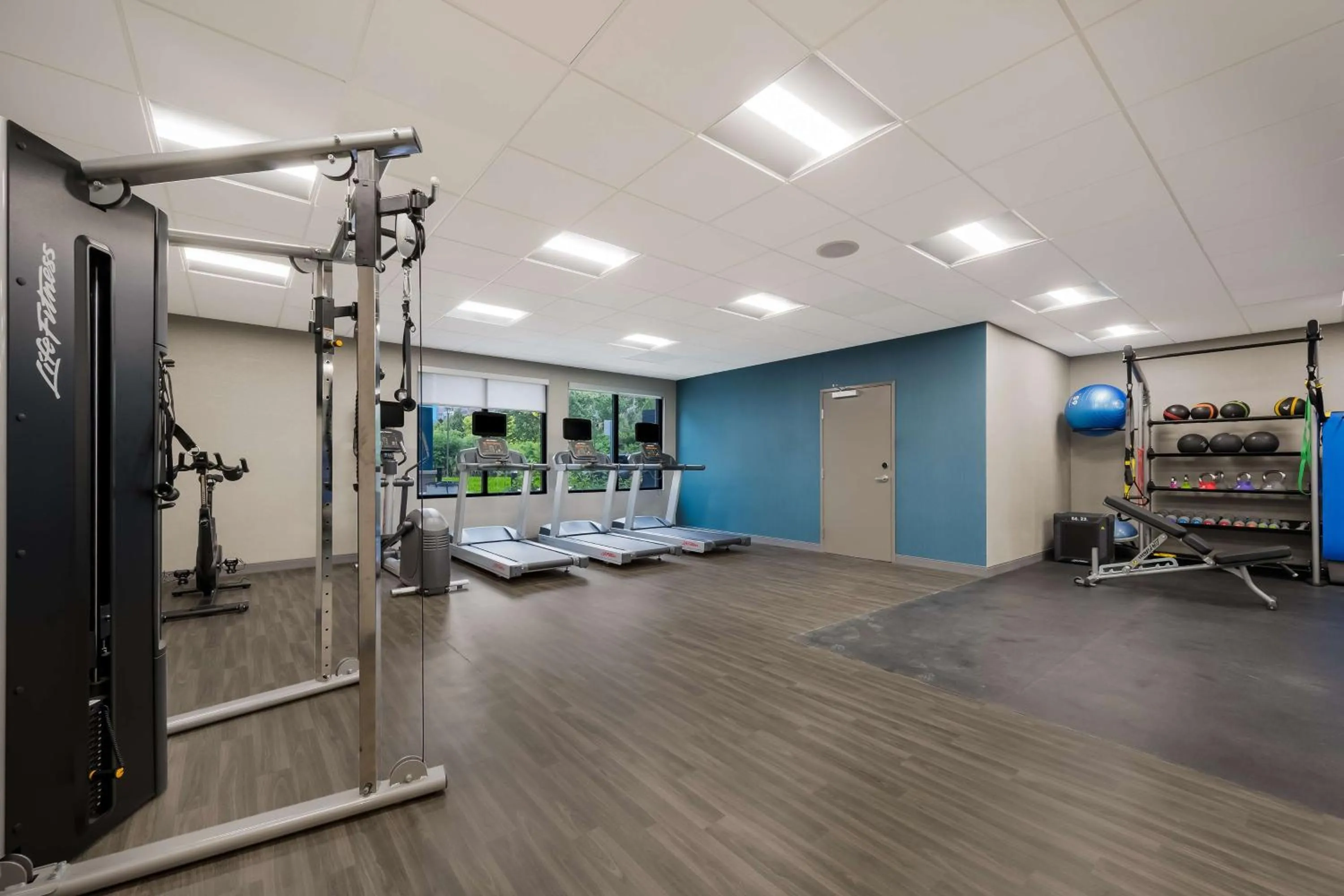 Fitness centre/facilities in Hampton Inn by Hilton Detroit Southfield