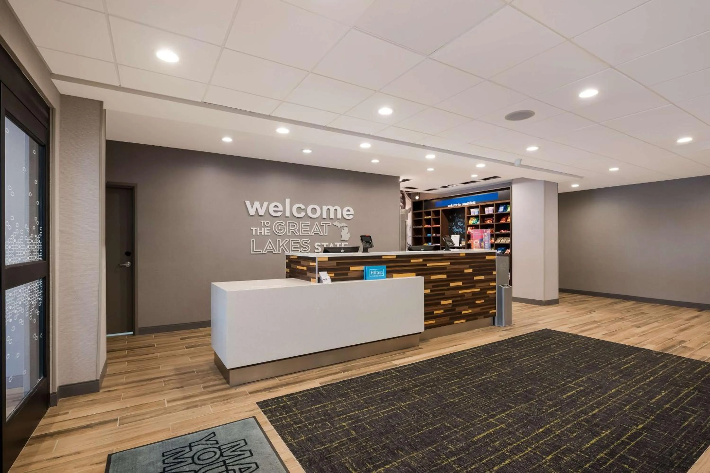 Lobby or reception in Hampton Inn by Hilton Detroit Southfield
