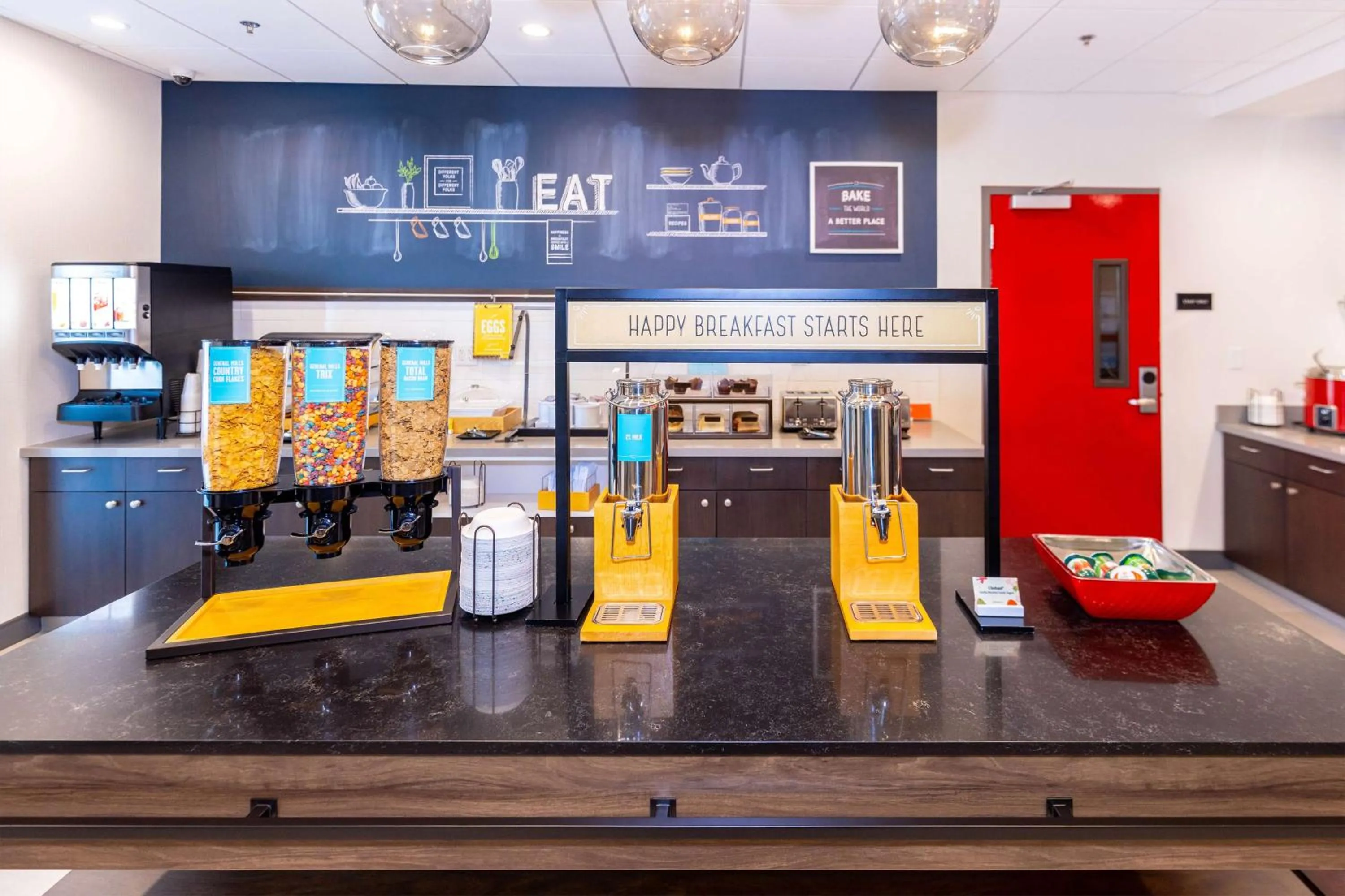 Breakfast in Hampton Inn Selma, Ca