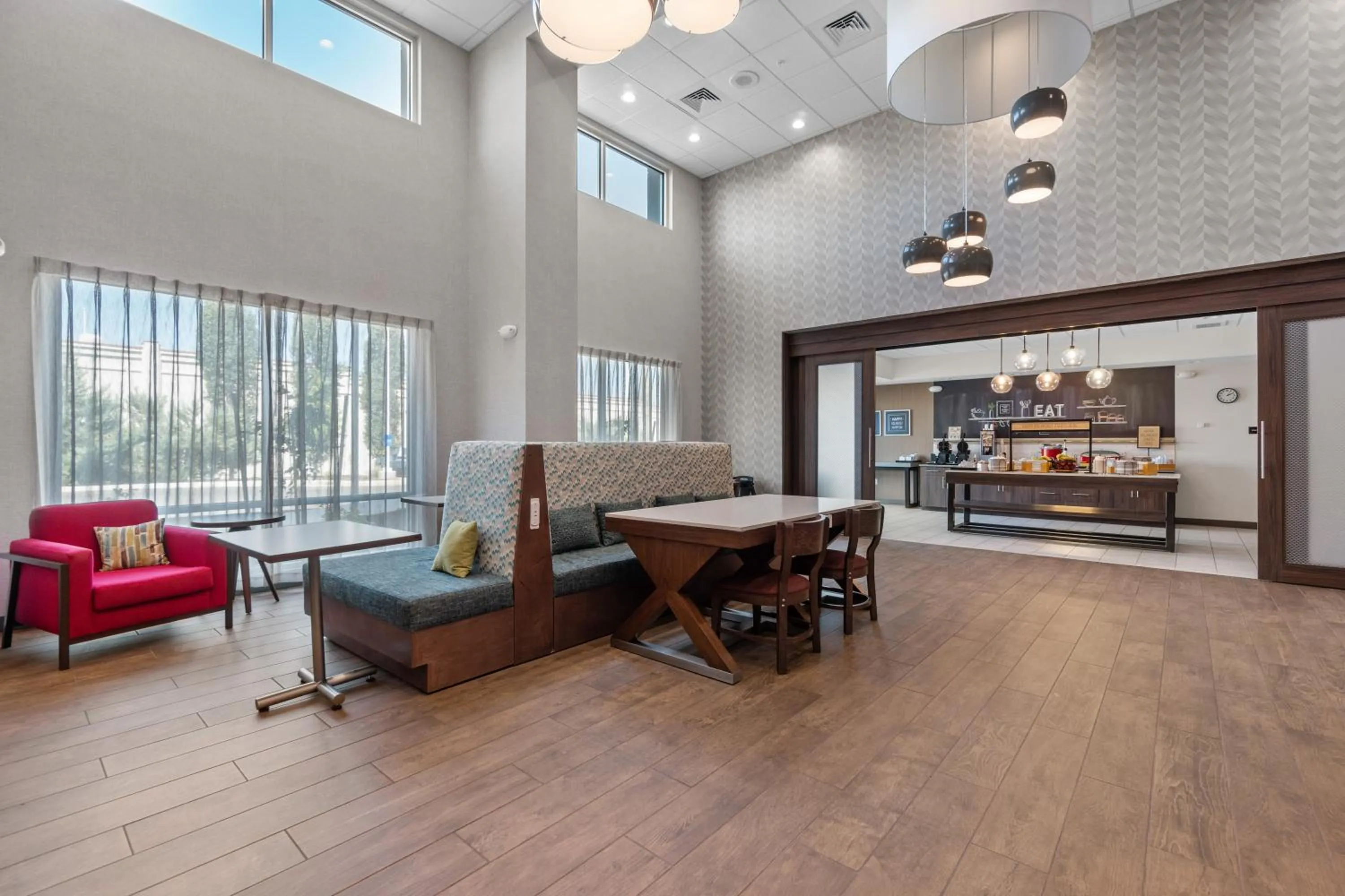 Lobby or reception in Hampton Inn Redmond Bend Airport