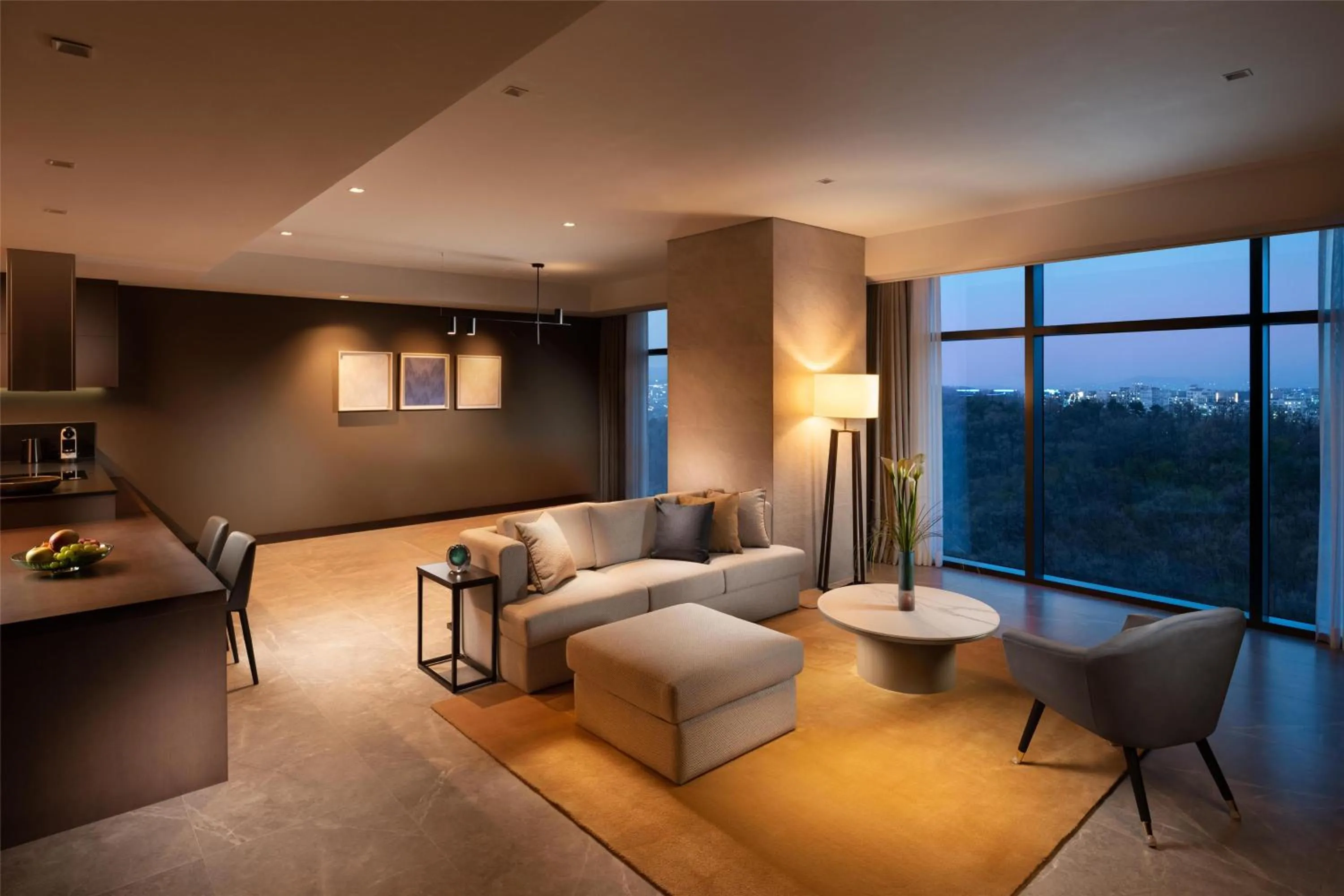 Living room in DoubleTree By Hilton Seoul Pangyo