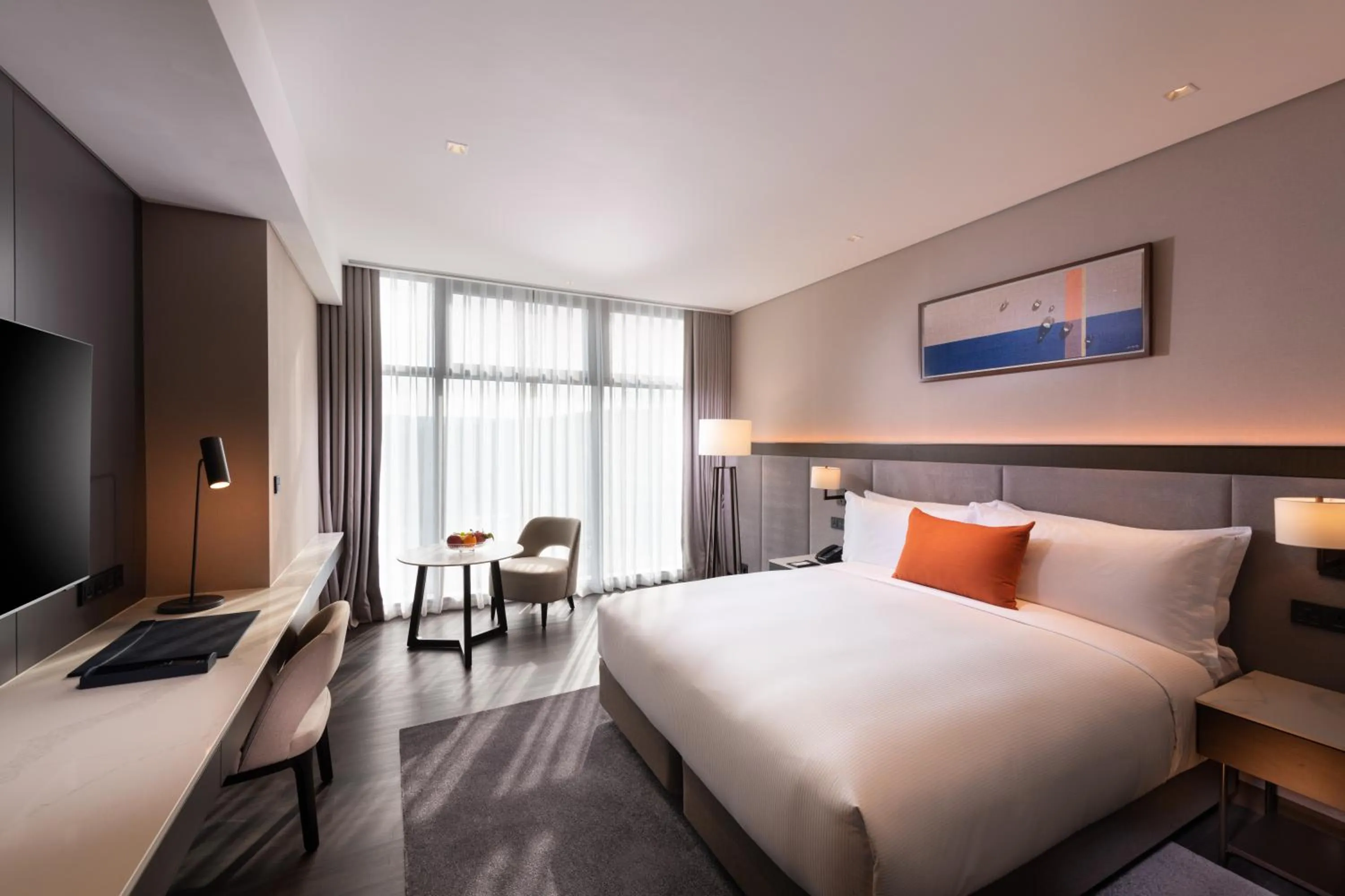 Bedroom, Bed in DoubleTree By Hilton Seoul Pangyo
