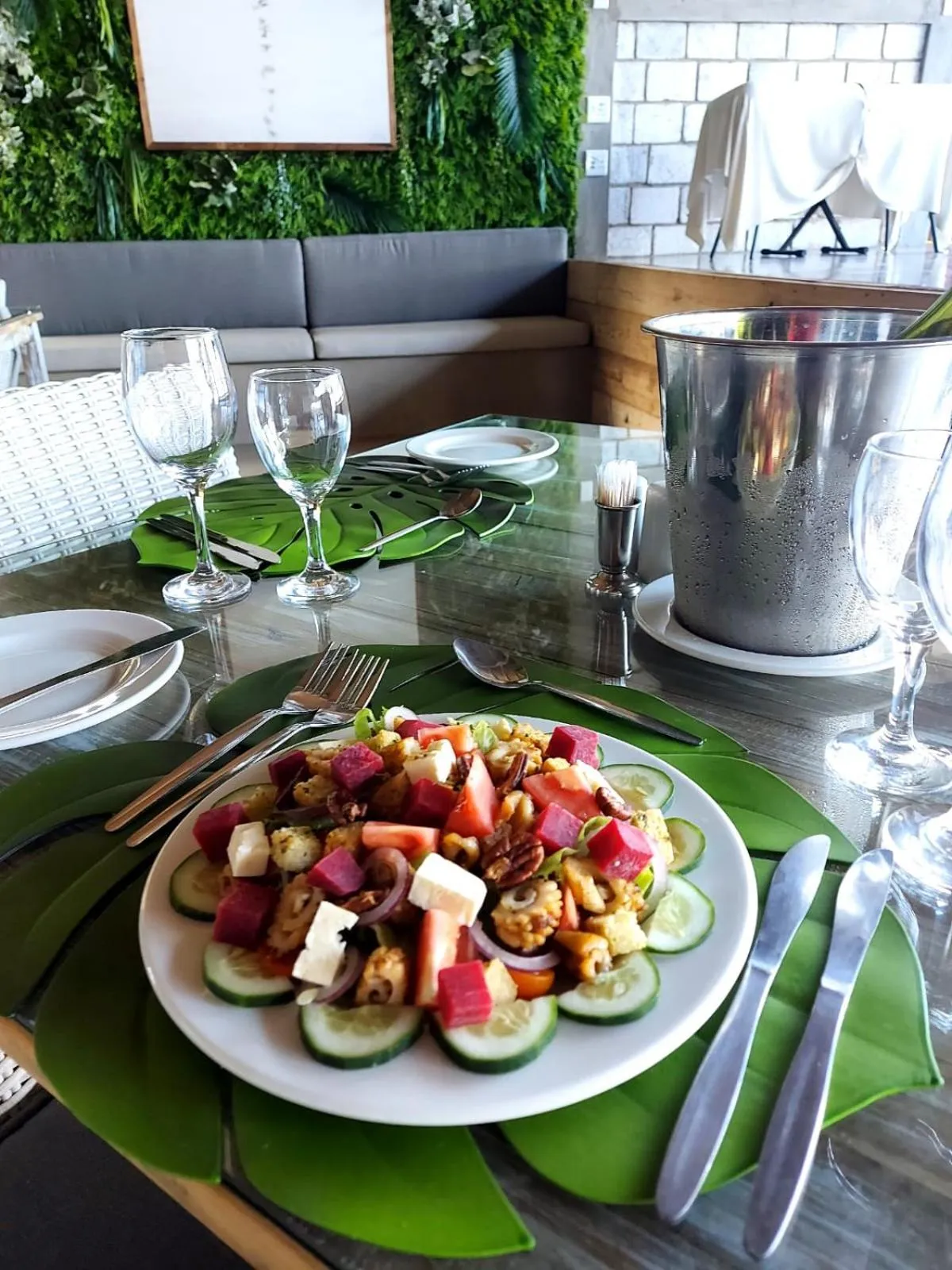 Food and drinks in Mukumbura Lodge Bilene