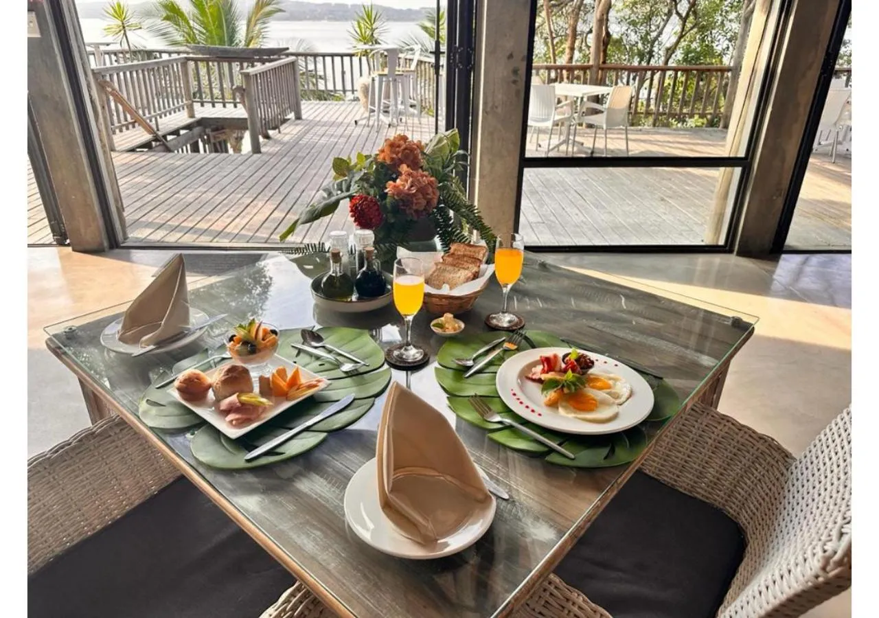 Breakfast in Mukumbura Lodge Bilene