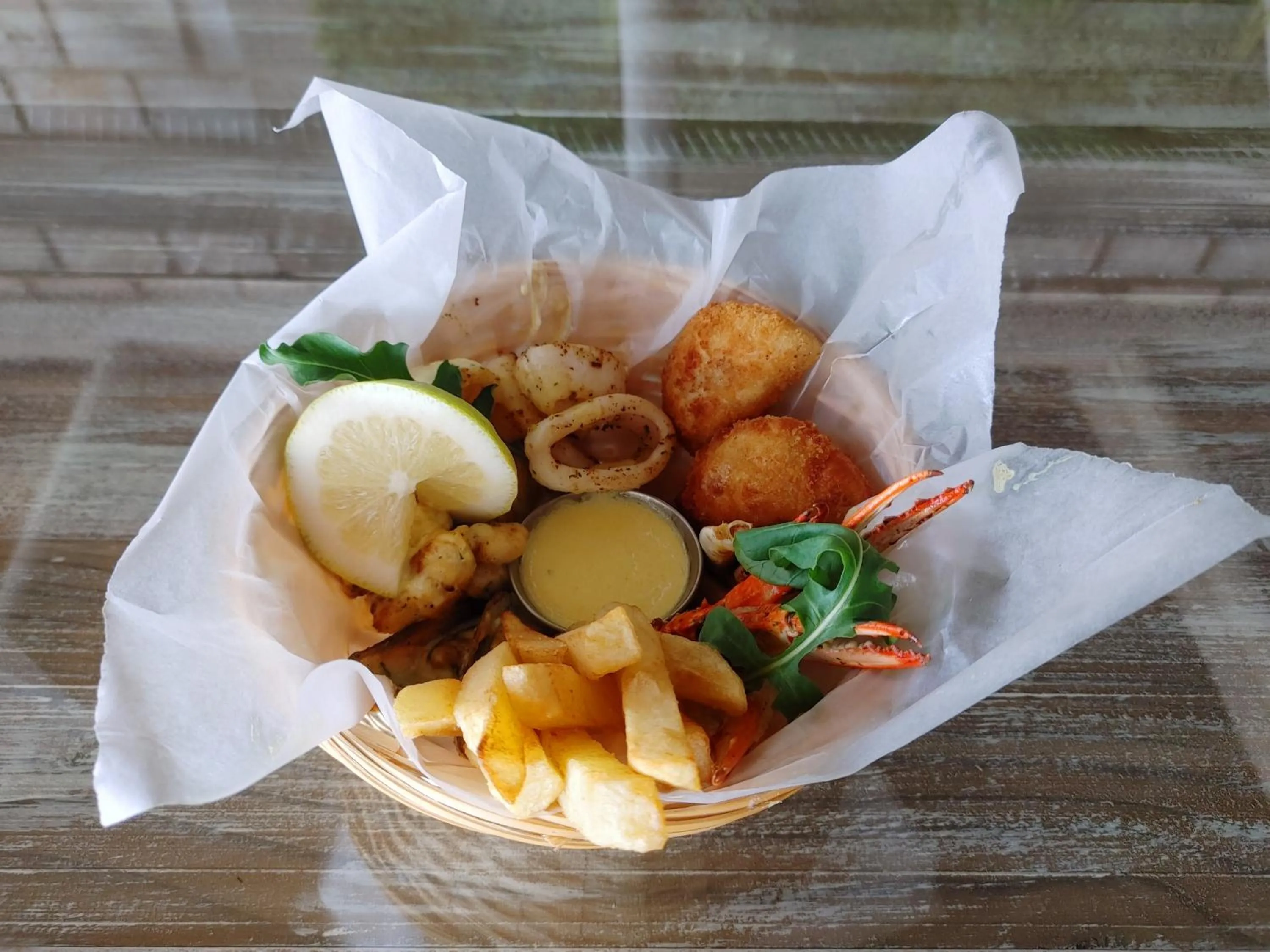 Food close-up in Mukumbura Lodge Bilene