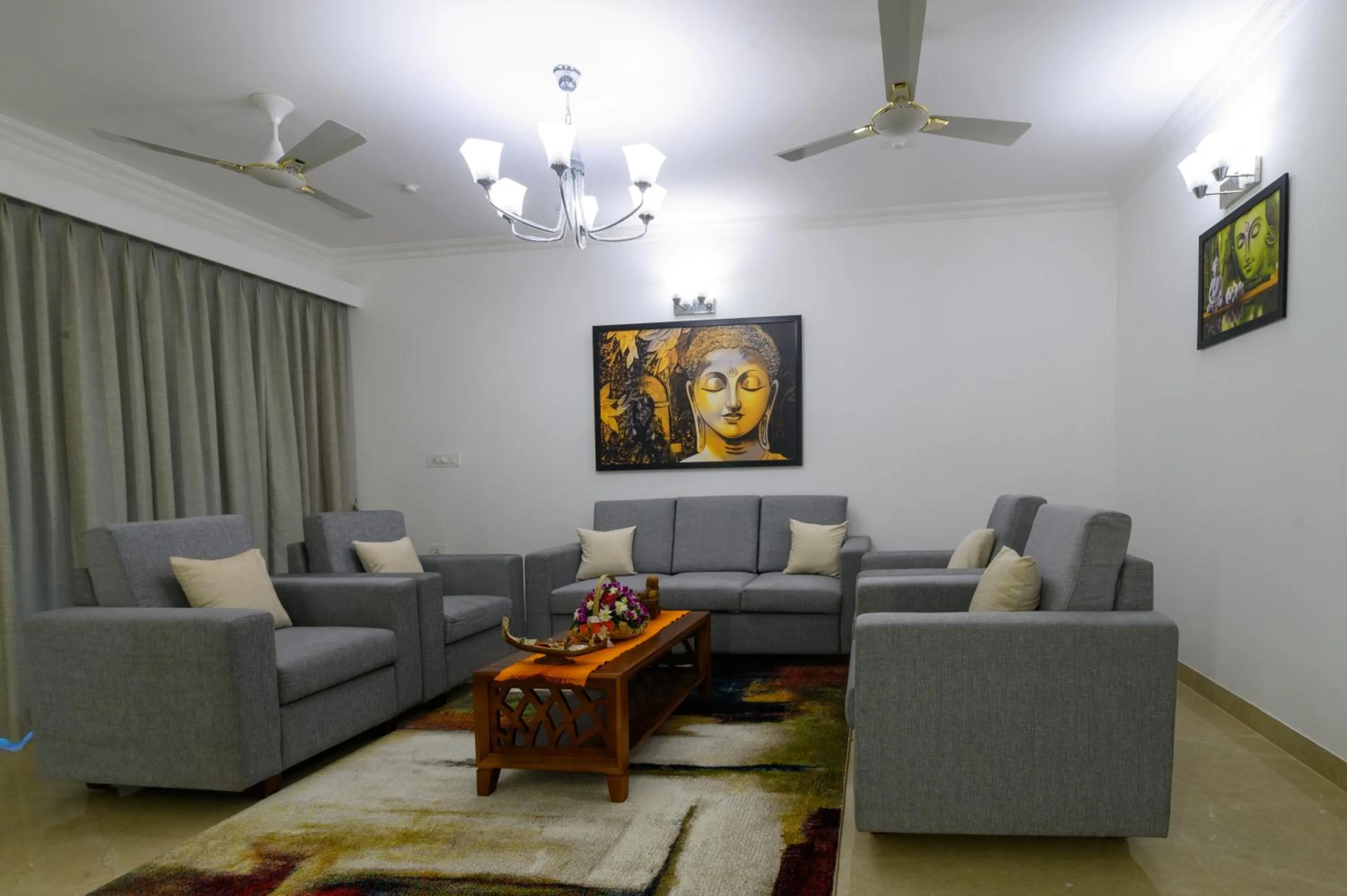 Living room in Lotus & Orchid Villas by Ramnath Homes