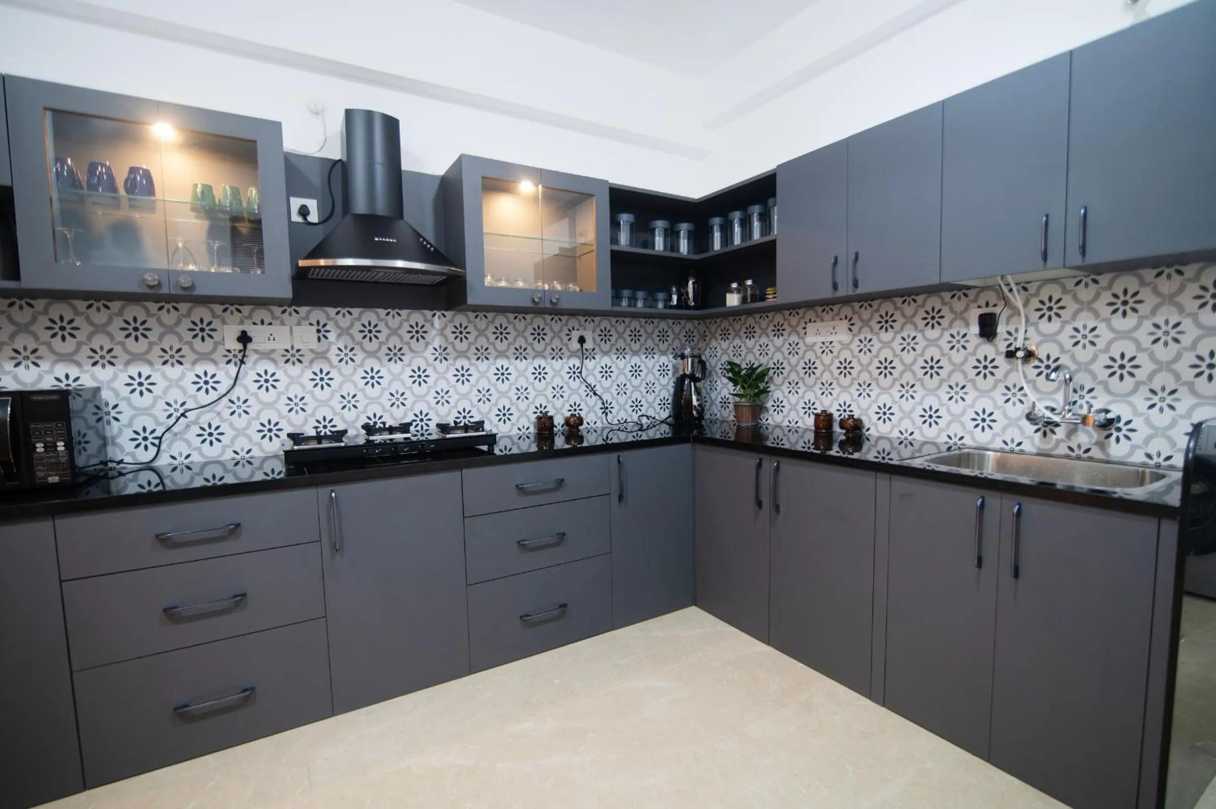 Kitchen or kitchenette in Lotus & Orchid Villas by Ramnath Homes