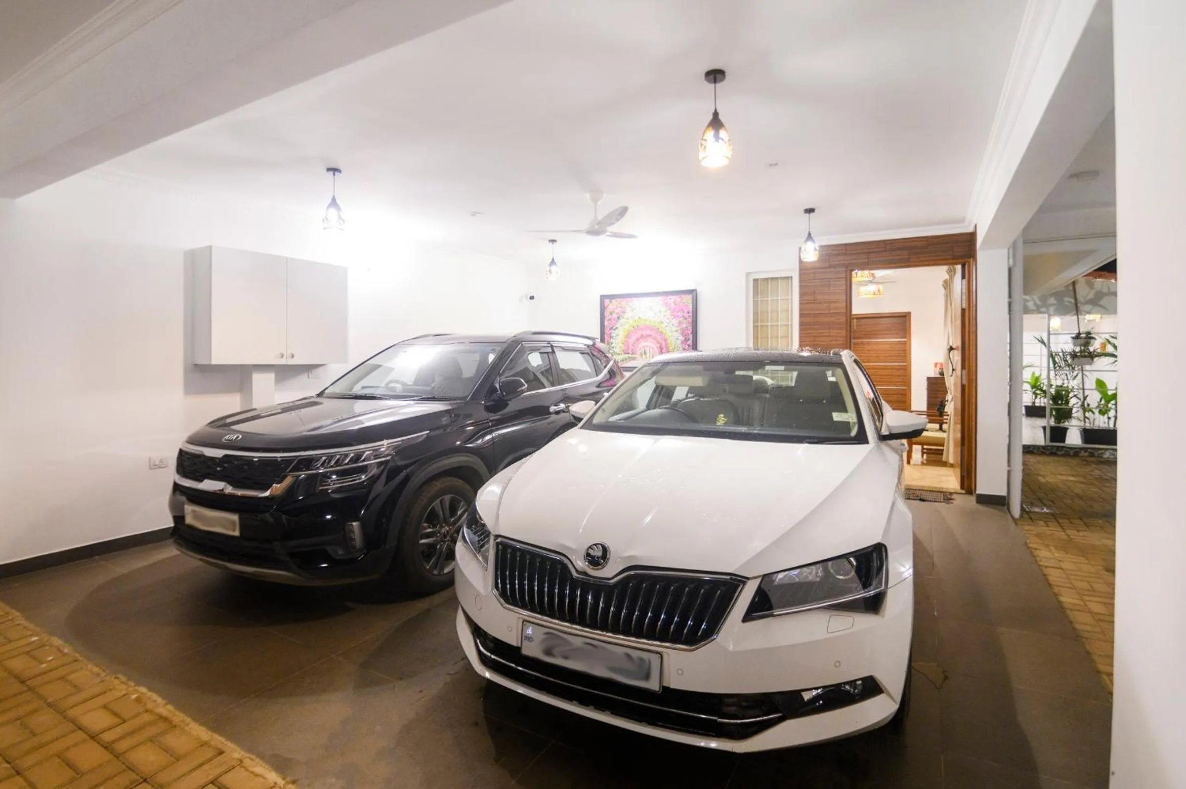 Parking in Lotus & Orchid Villas by Ramnath Homes