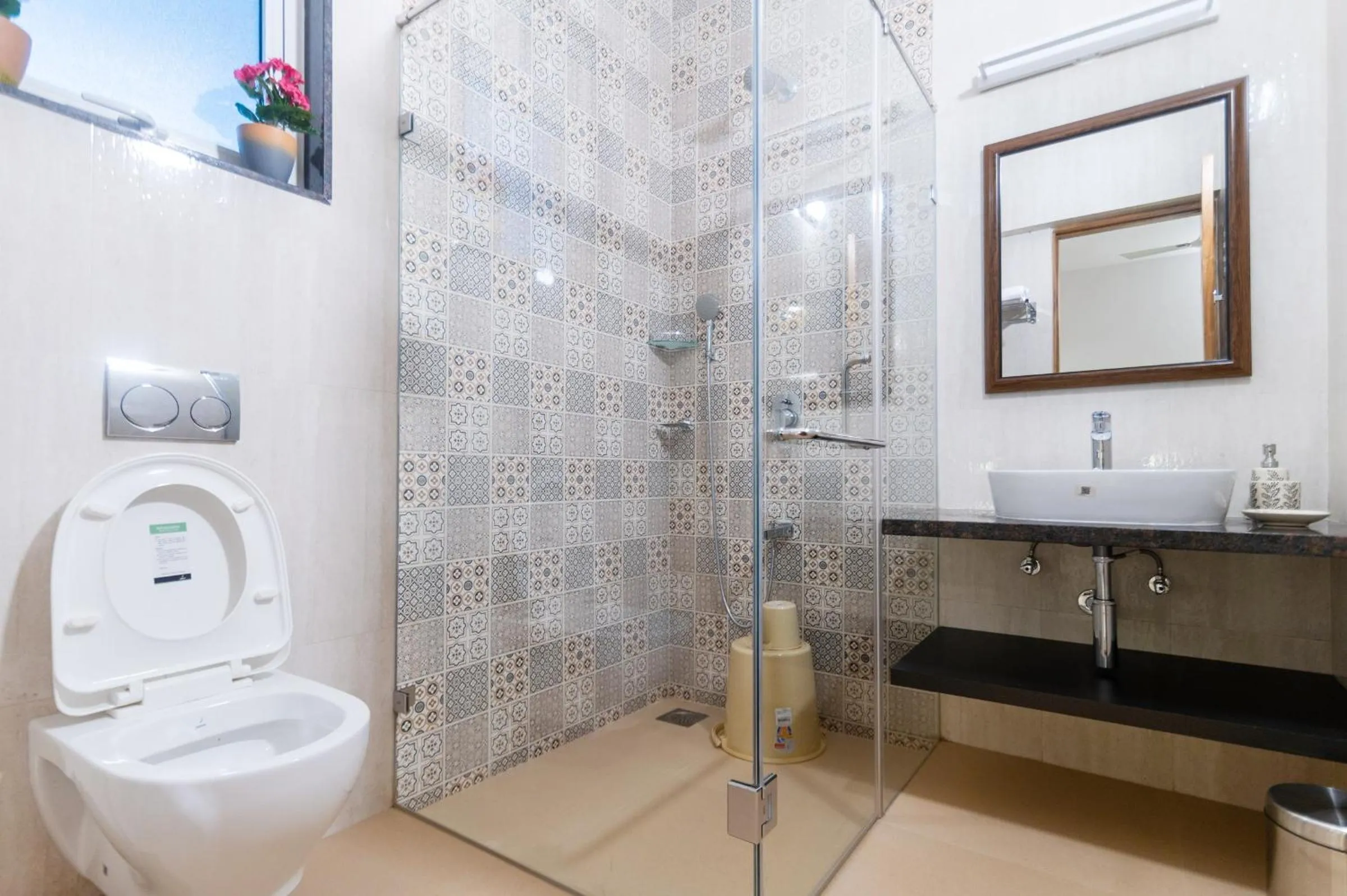 Shower in Lotus & Orchid Villas by Ramnath Homes