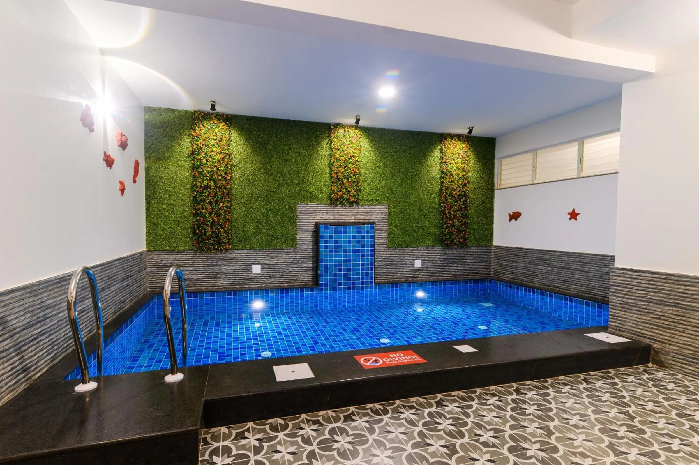 Pool view in Lotus & Orchid Villas by Ramnath Homes