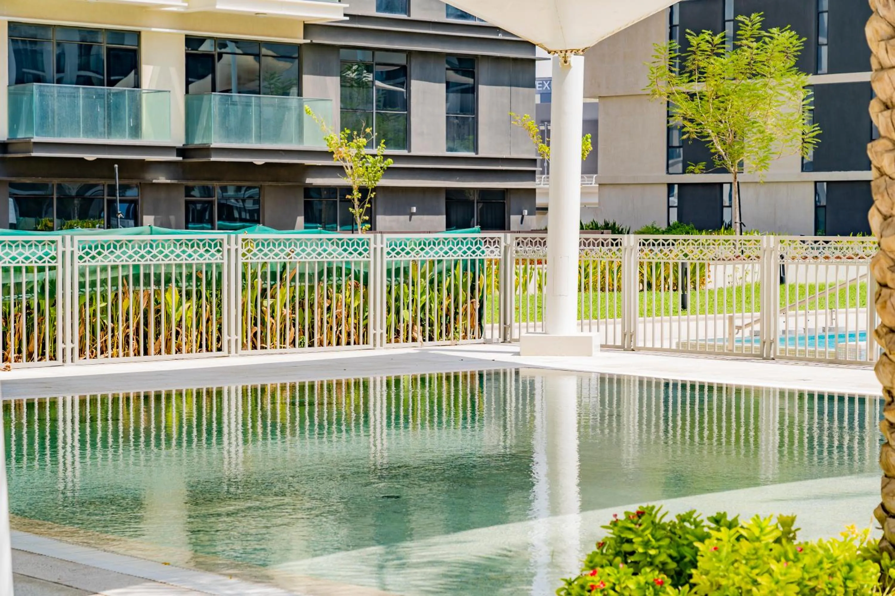 Swimming pool in Expo Village Serviced Apartments