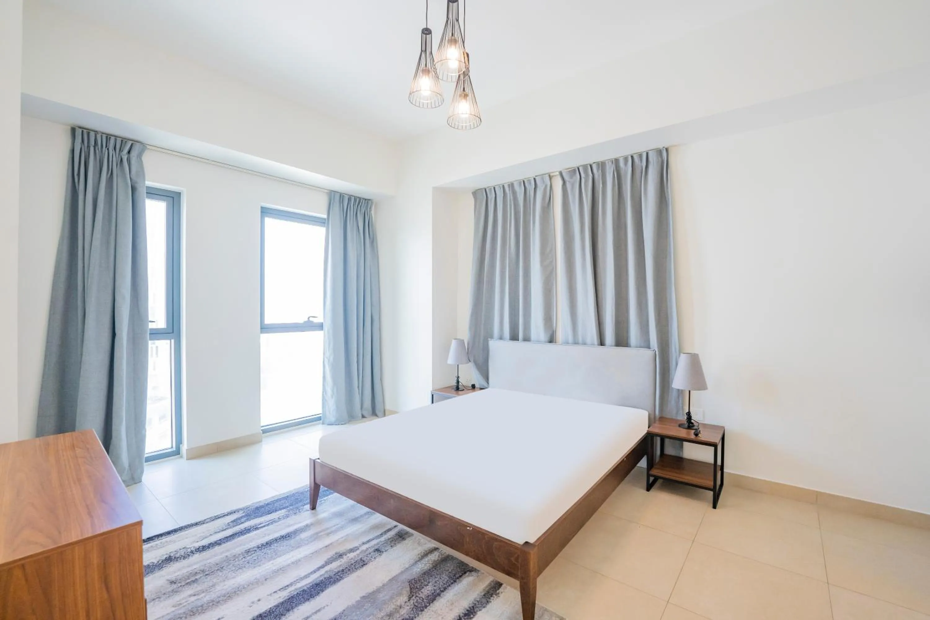Bedroom, Bed in Expo Village Serviced Apartments
