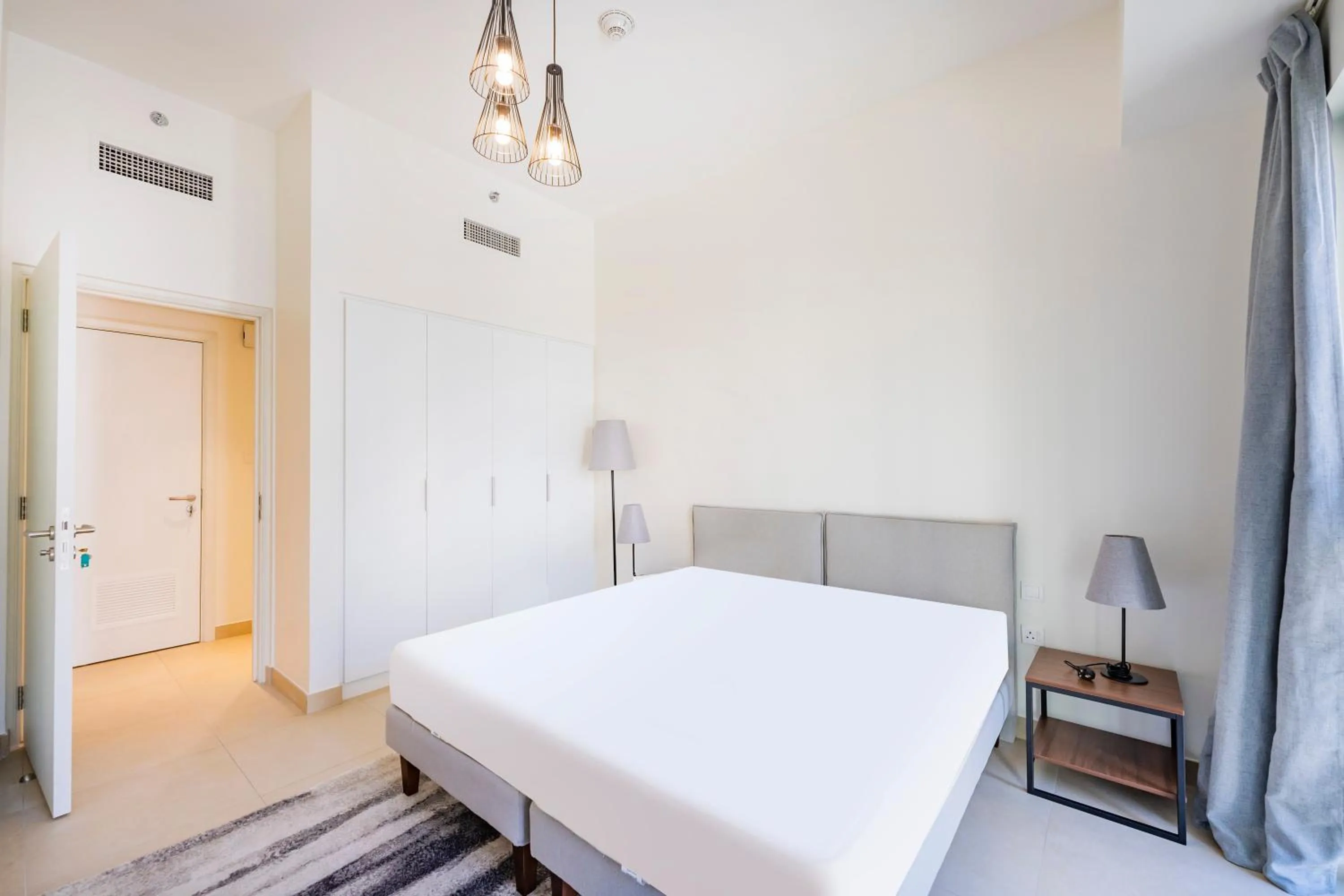 Bedroom, Bed in Expo Village Serviced Apartments