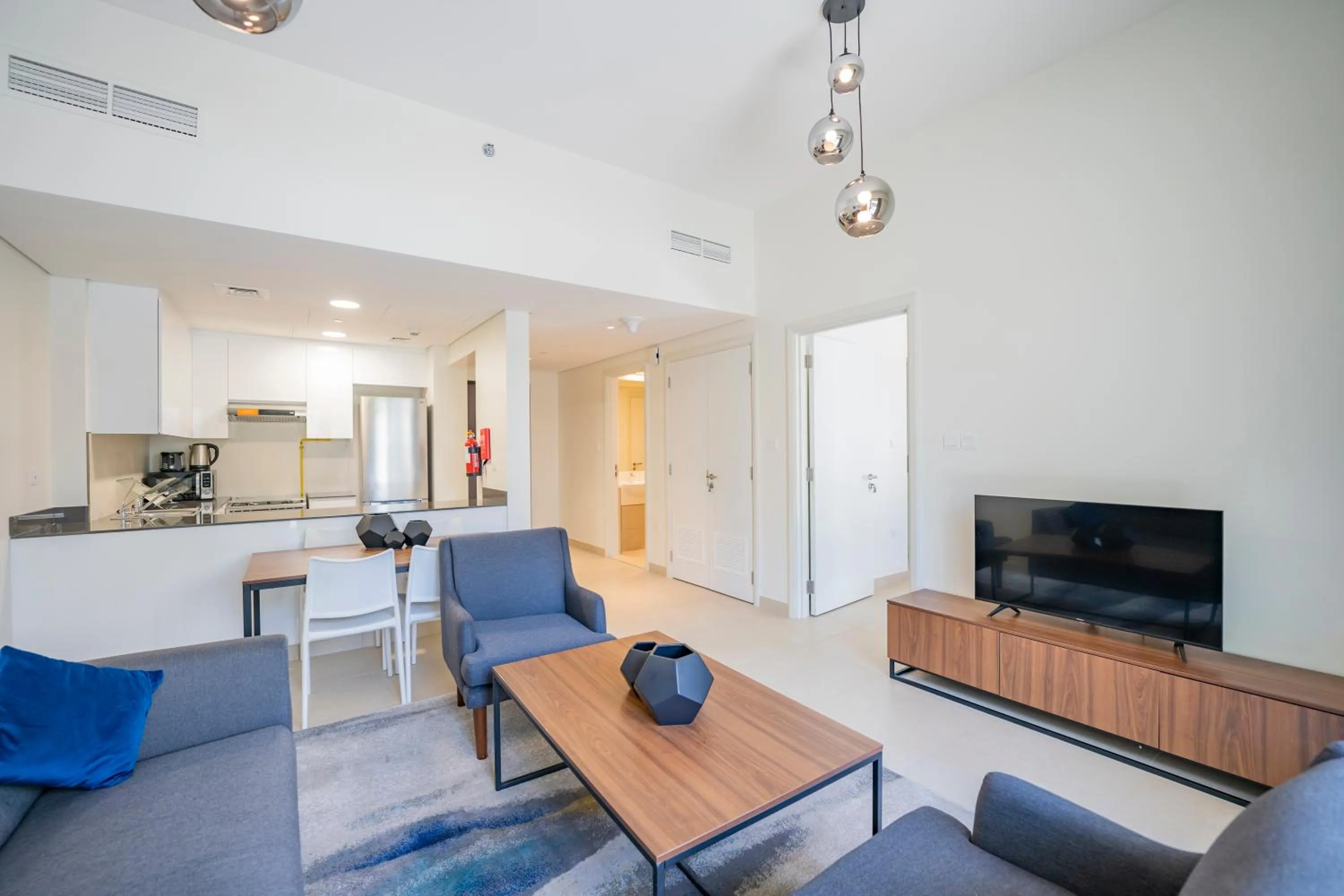 Living room in Expo Village Serviced Apartments