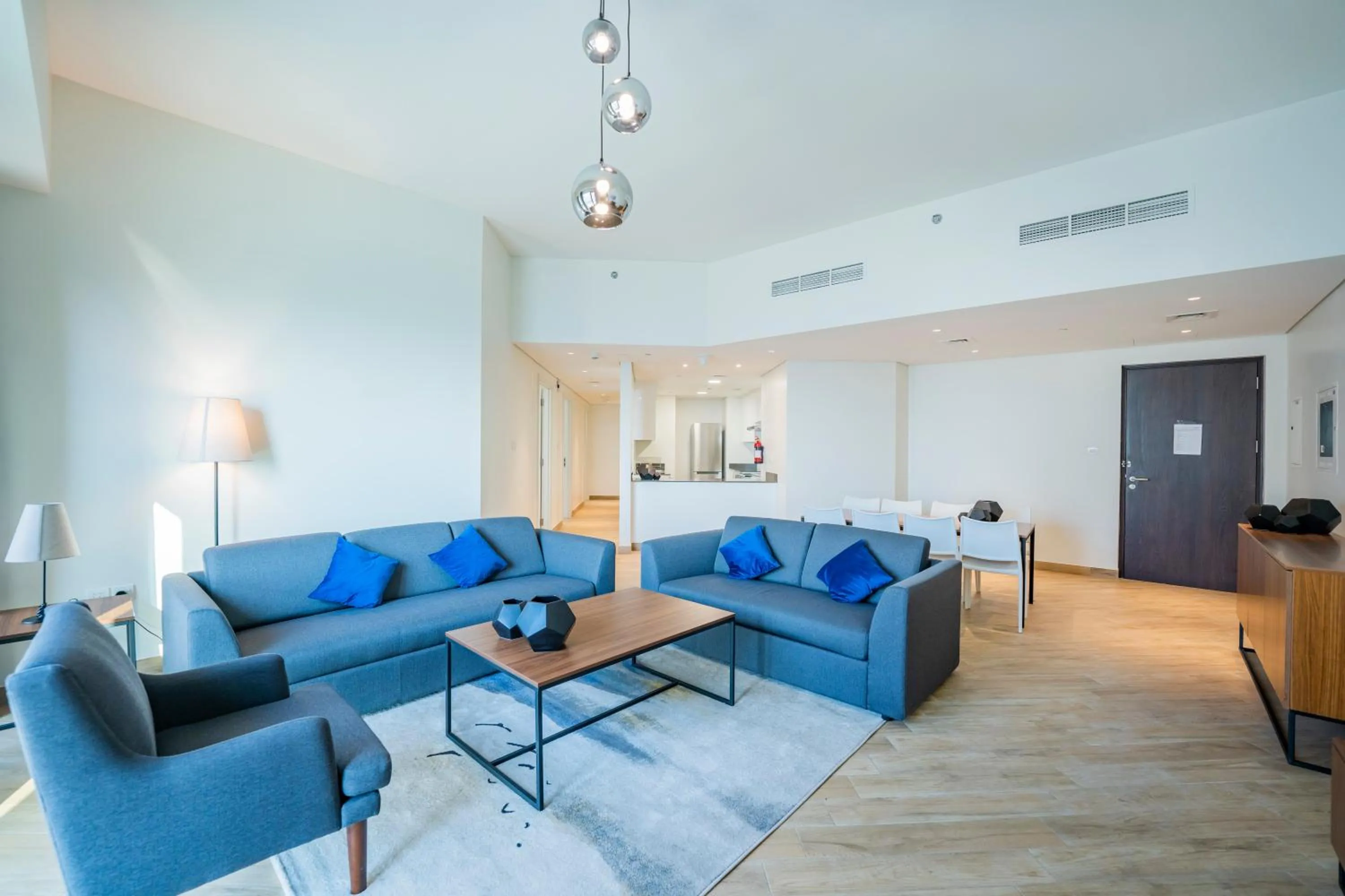 Living room in Expo Village Serviced Apartments