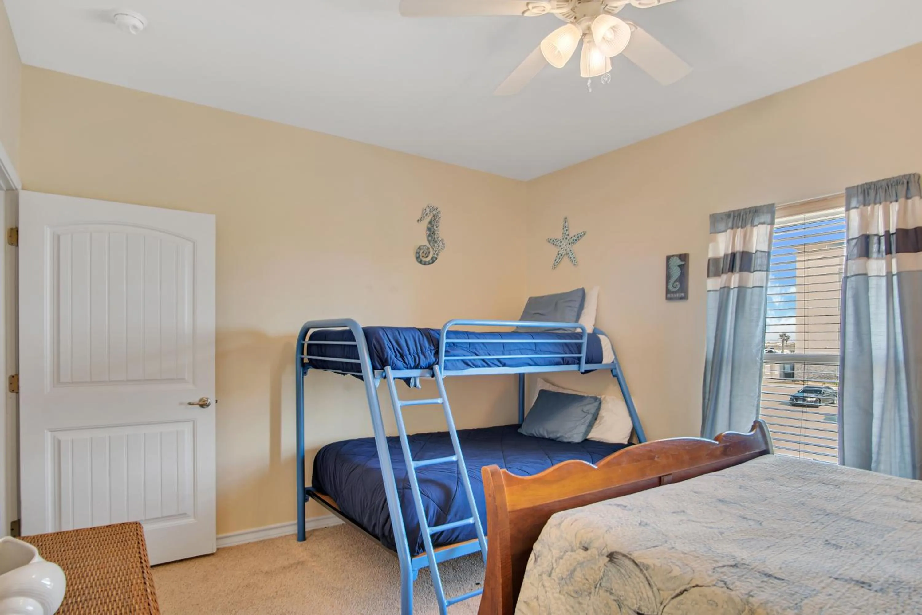 Property building, Bed in Happiness Comes In Waves