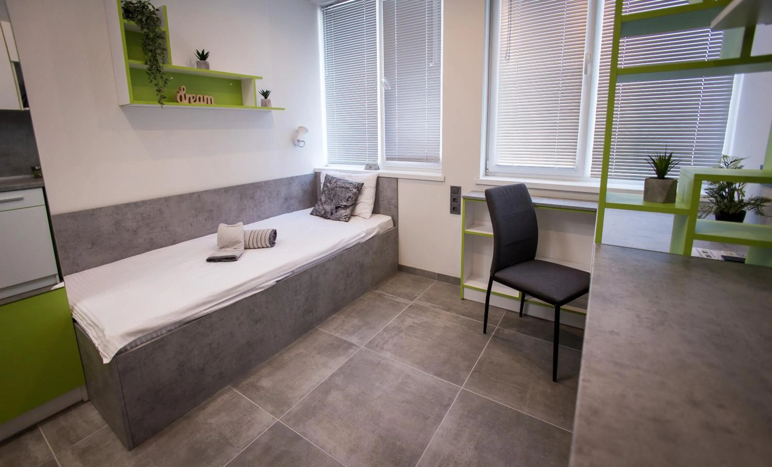 Photo of the whole room, Bed in DORM BG pet-friendly Aparthotel