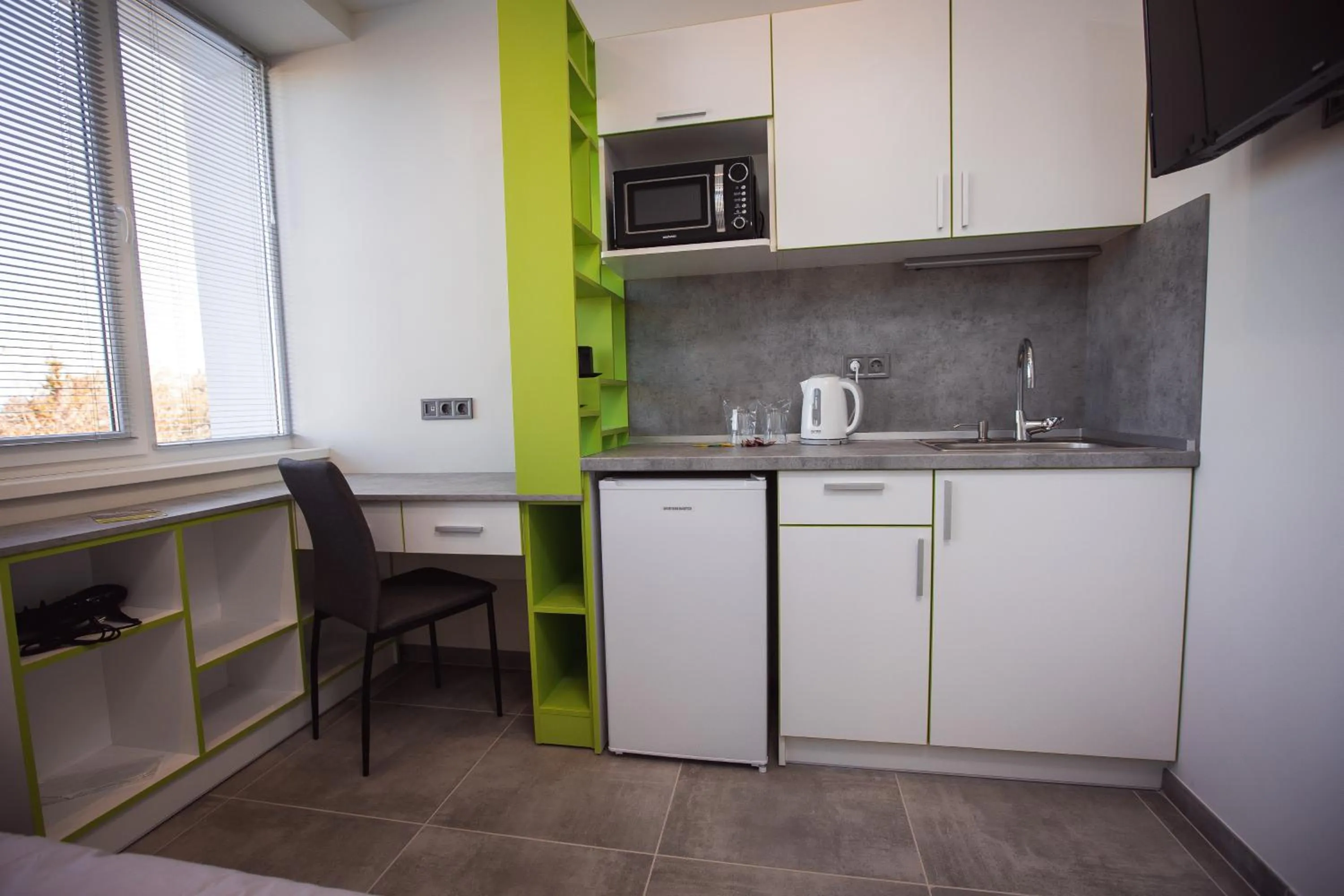 Kitchen or kitchenette in DORM BG pet-friendly Aparthotel