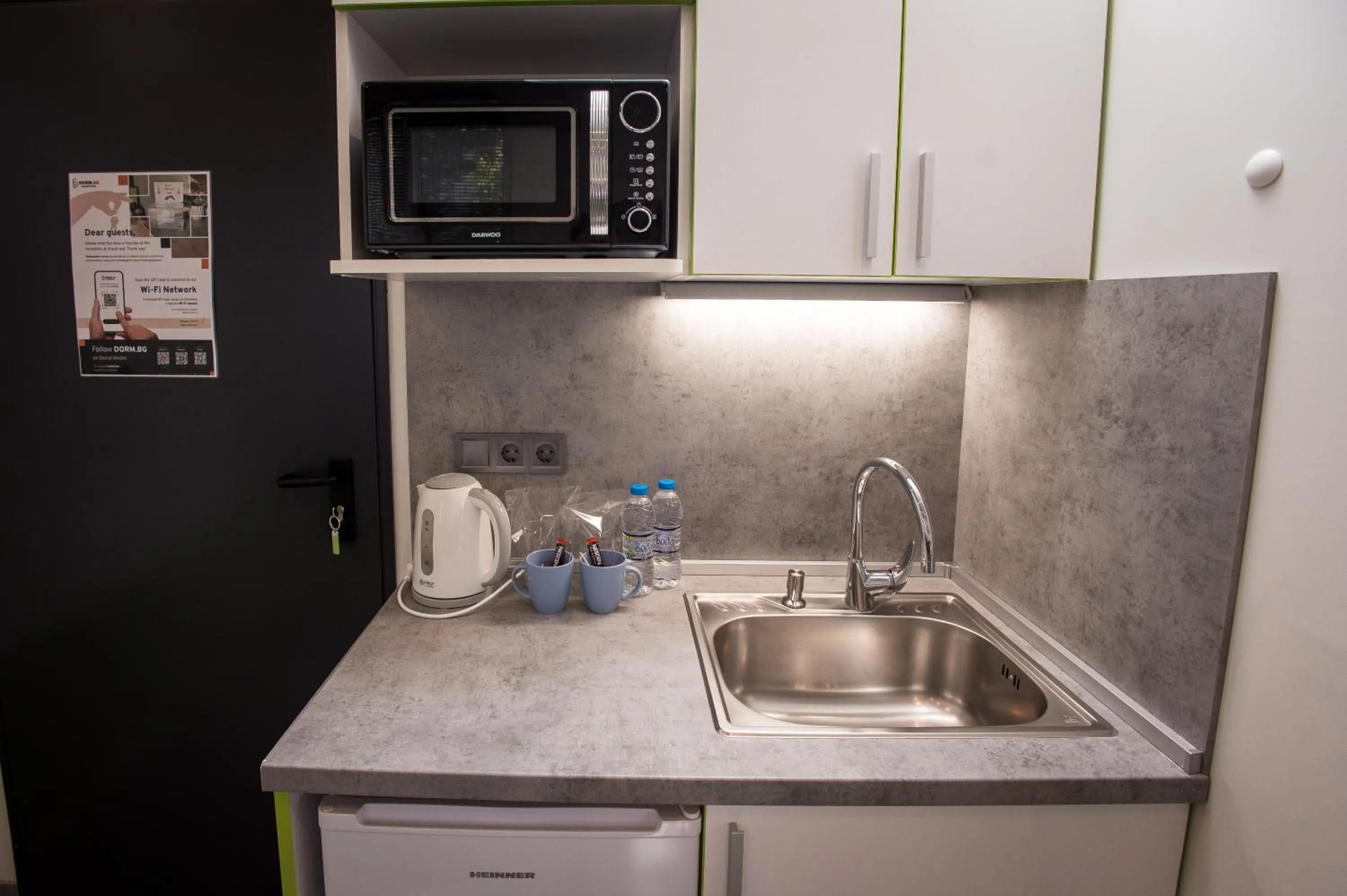 Kitchen or kitchenette in DORM BG pet-friendly Aparthotel