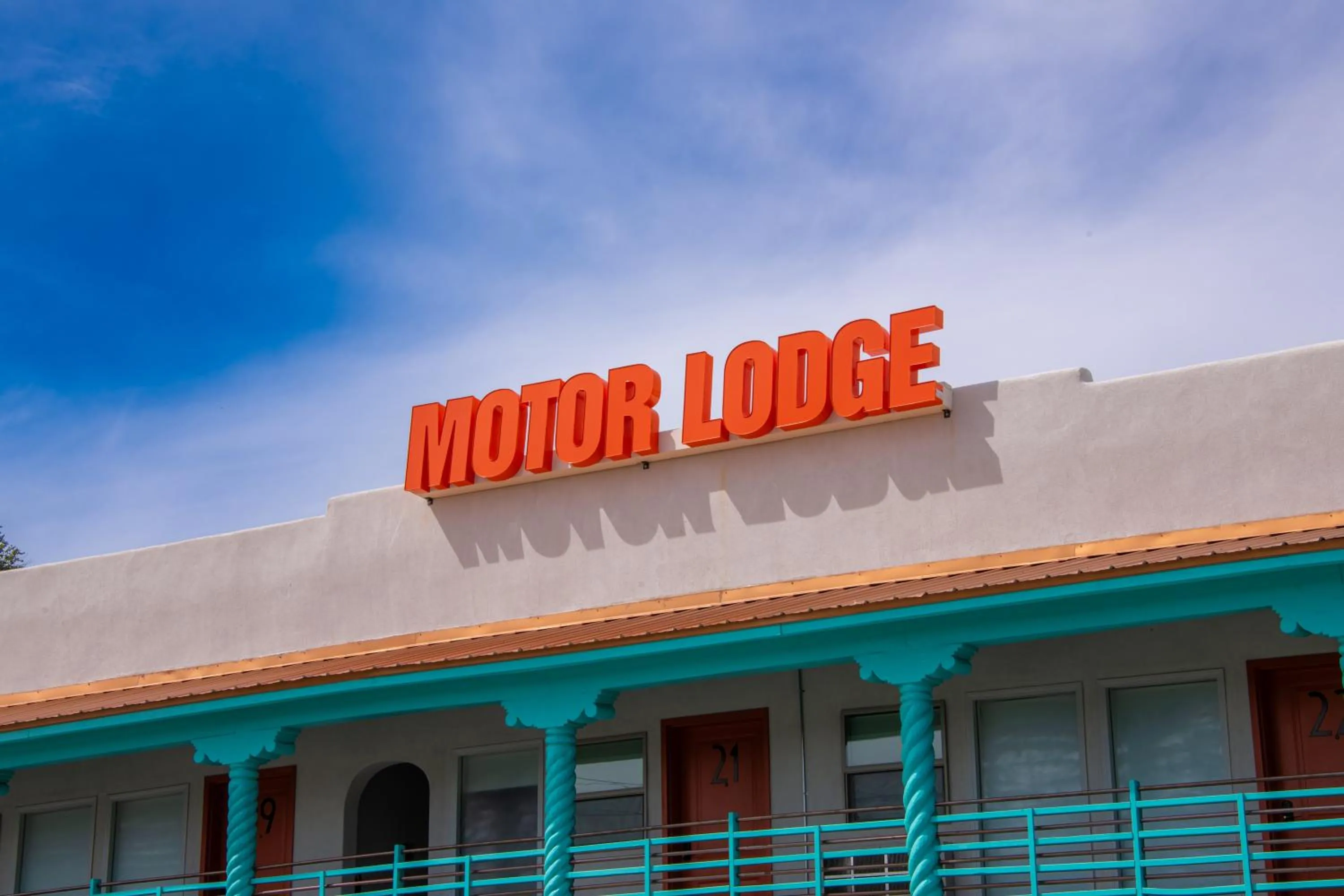 Property building in Taos Motor Lodge
