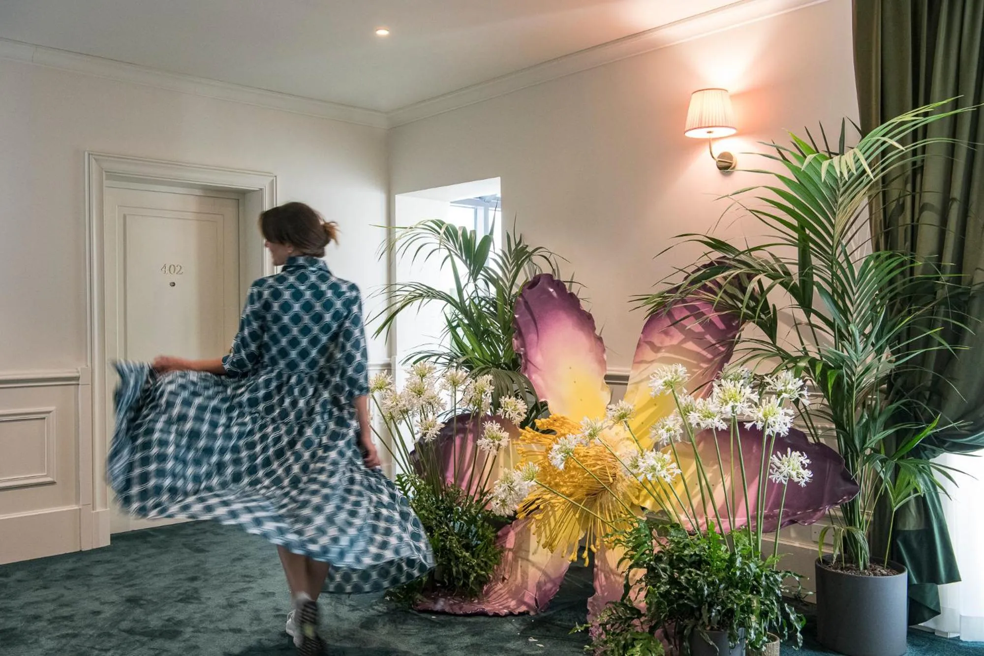 Decorative detail in Hotel La Gemma