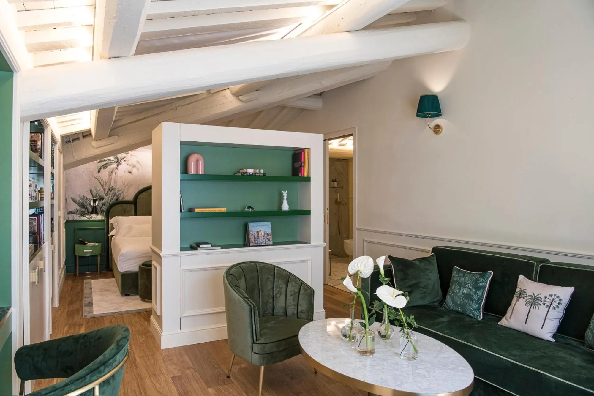 Living room, Bed in Hotel La Gemma