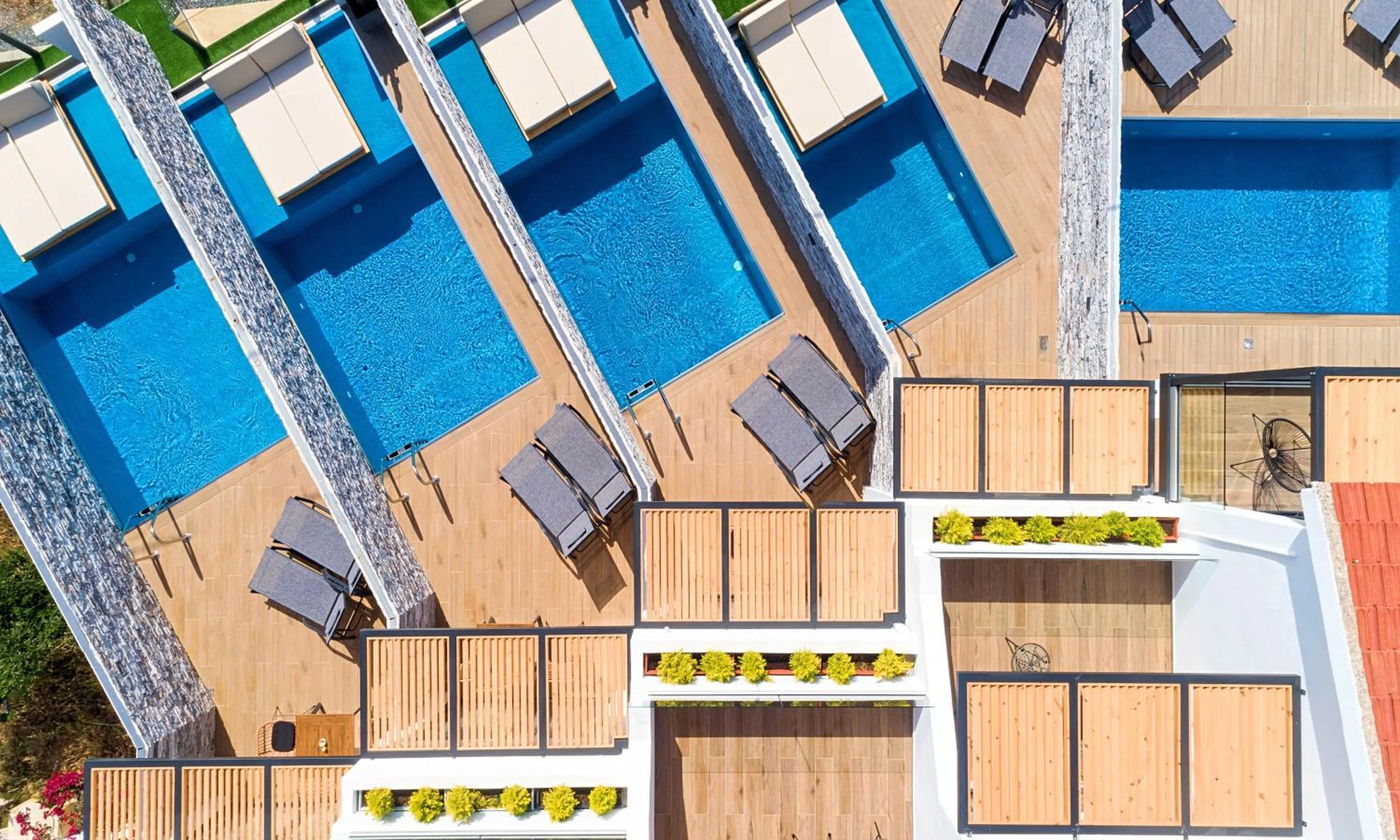 Patio in Aelia Suites