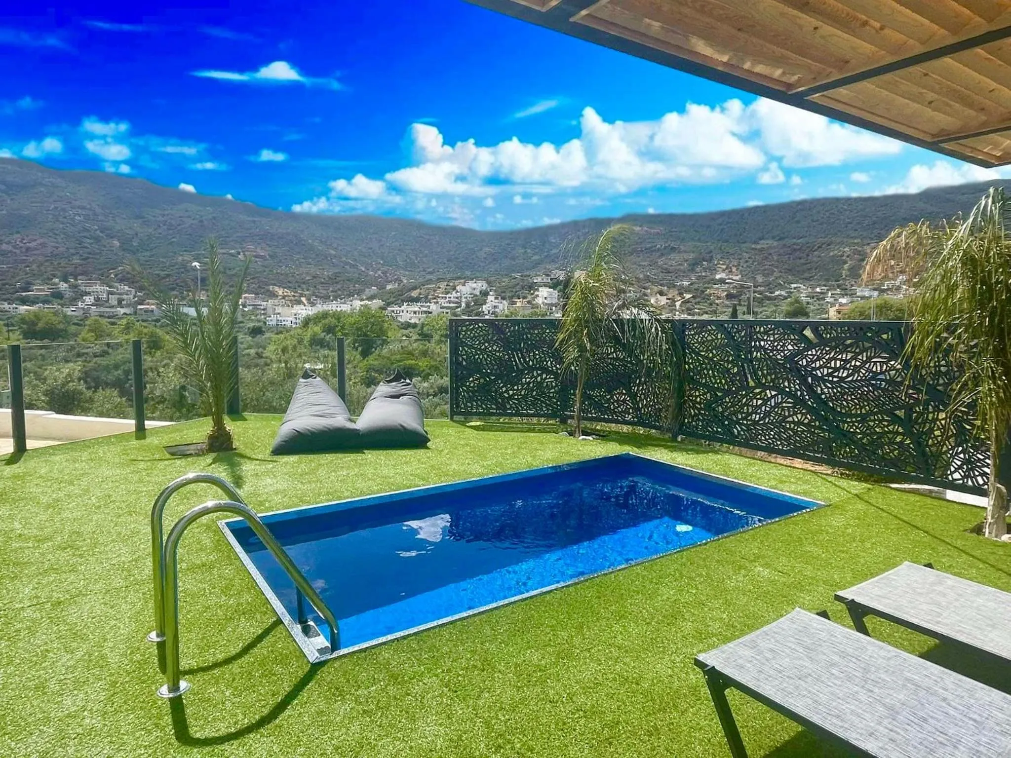 Patio in Aelia Suites