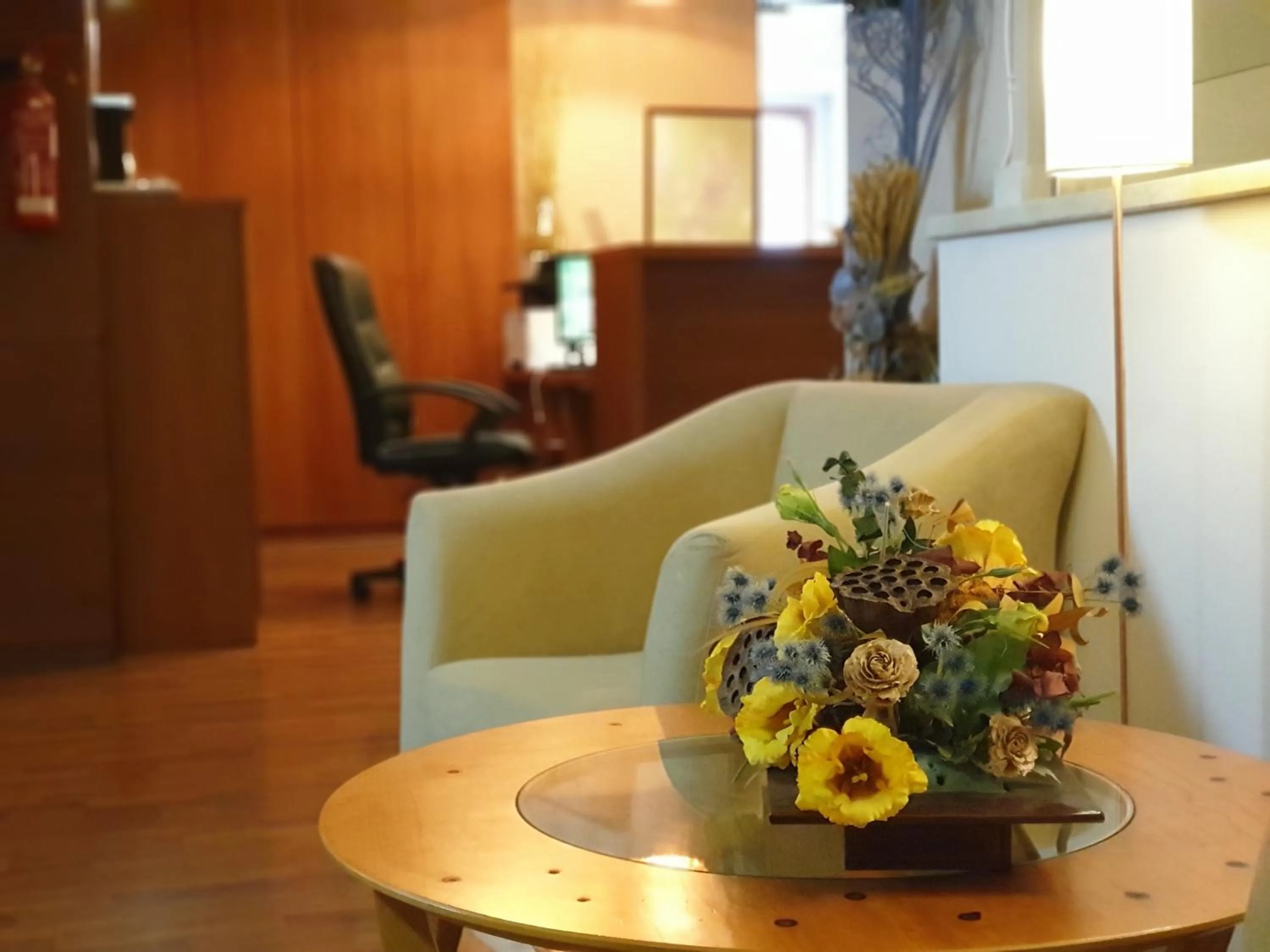 Seating area in Hotel Suite Camarena