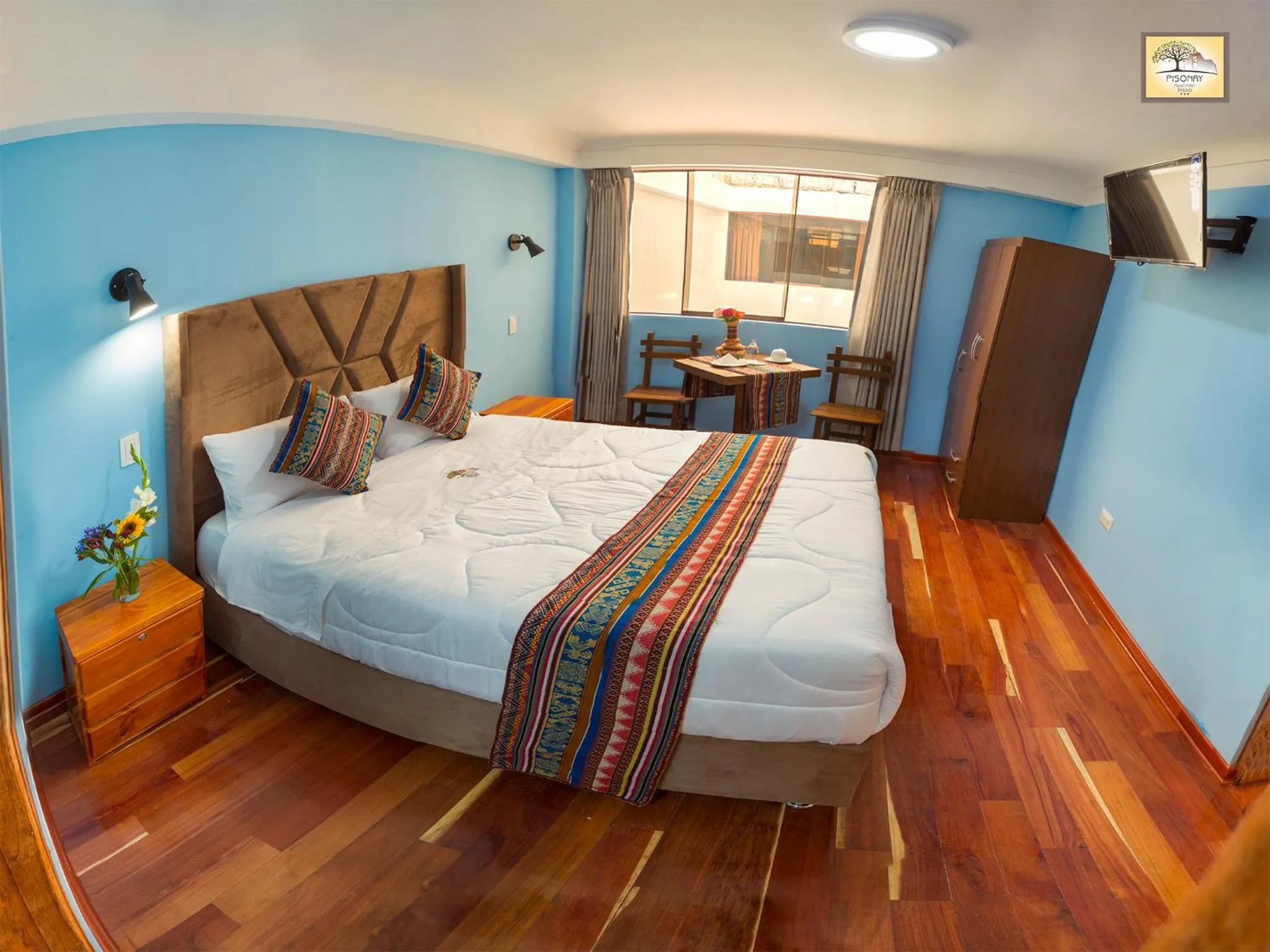 Bed in Pisonay Hotel