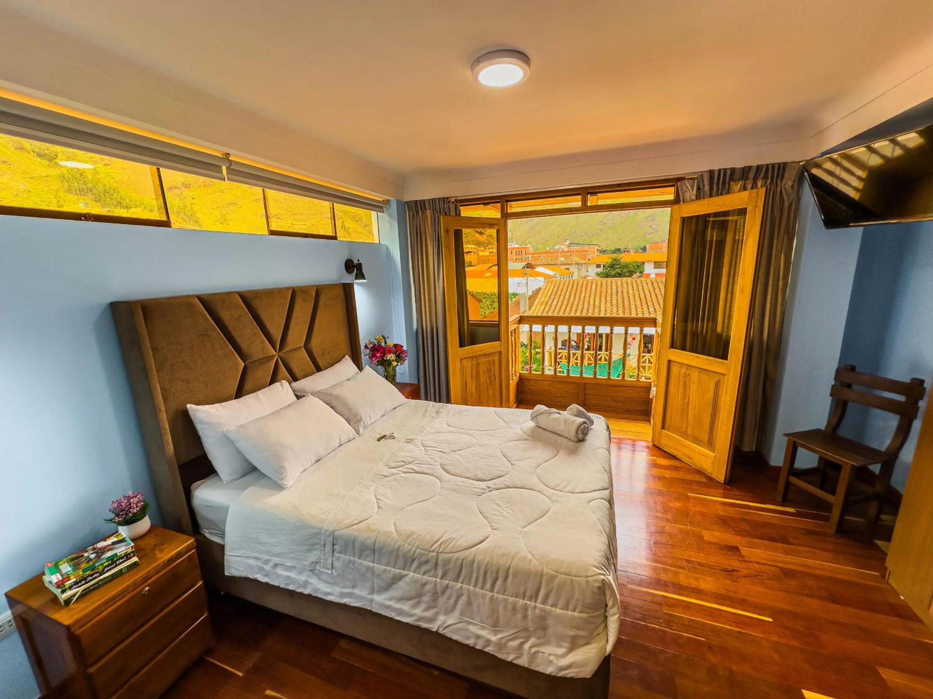 Bed in Pisonay Hotel