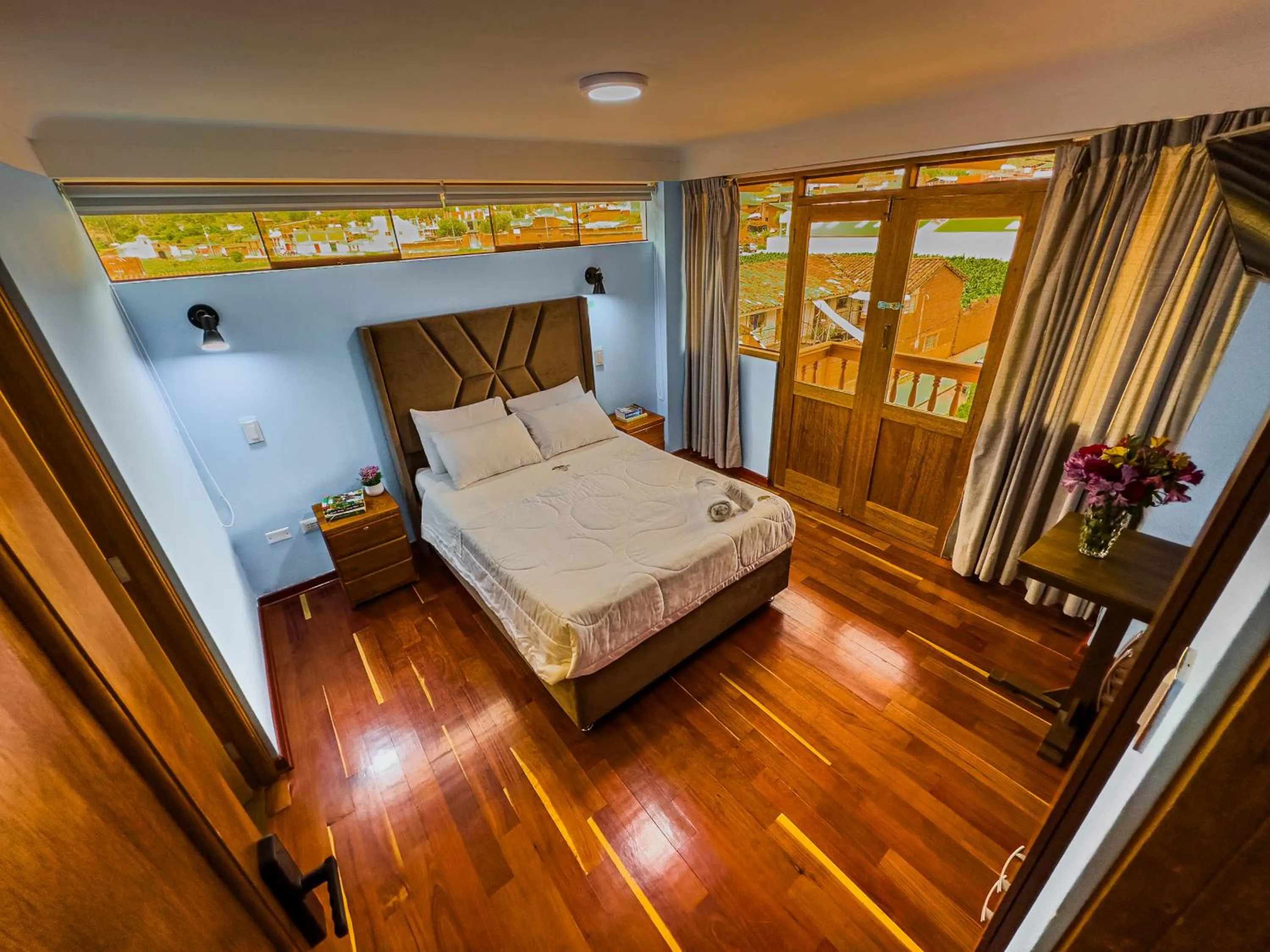 Bed in Pisonay Hotel